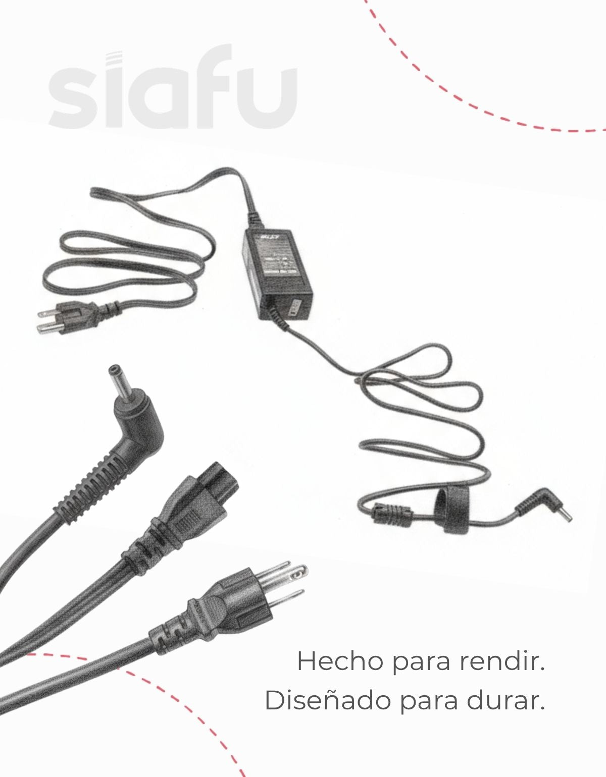 Cargador para Laptop Acer® Chromebook™ 19v 3.42a punta delgada 3.0 x 1.1 mm