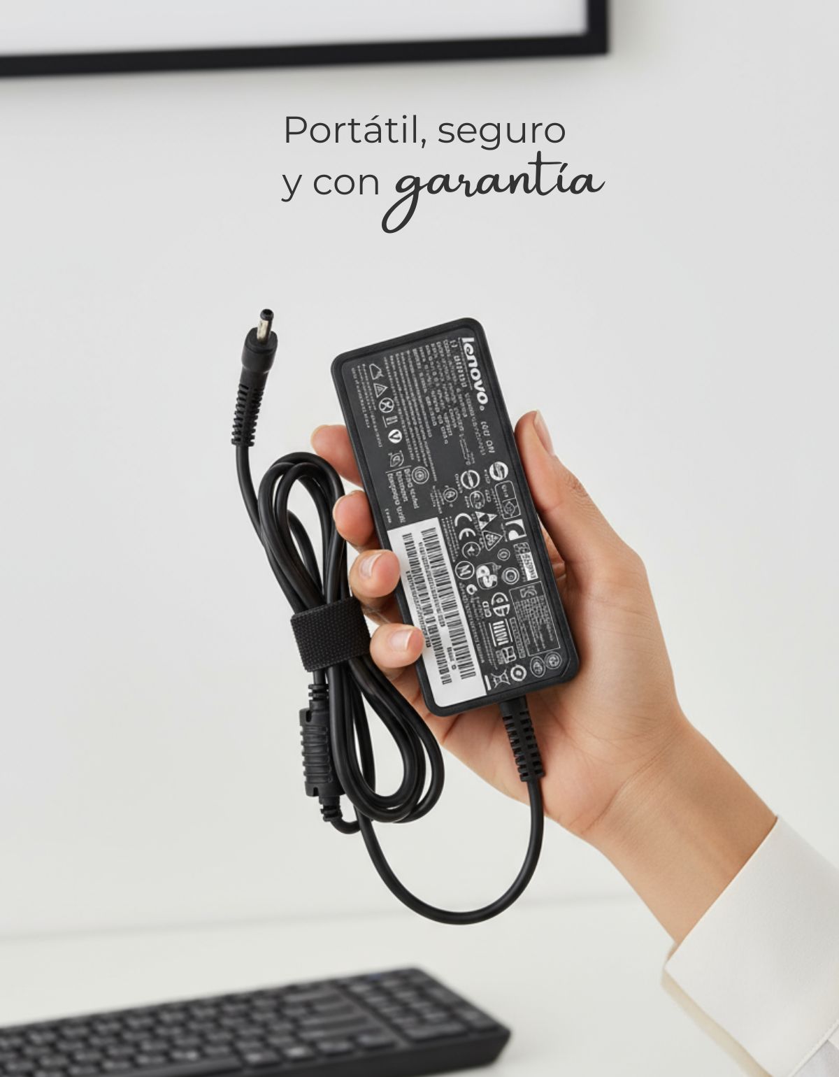 Cargador AP04214-UV para Laptops Lenovo Ideapad Yoga y más, 45W 20V 2.5A Punta 4.0 x 1.7 mm