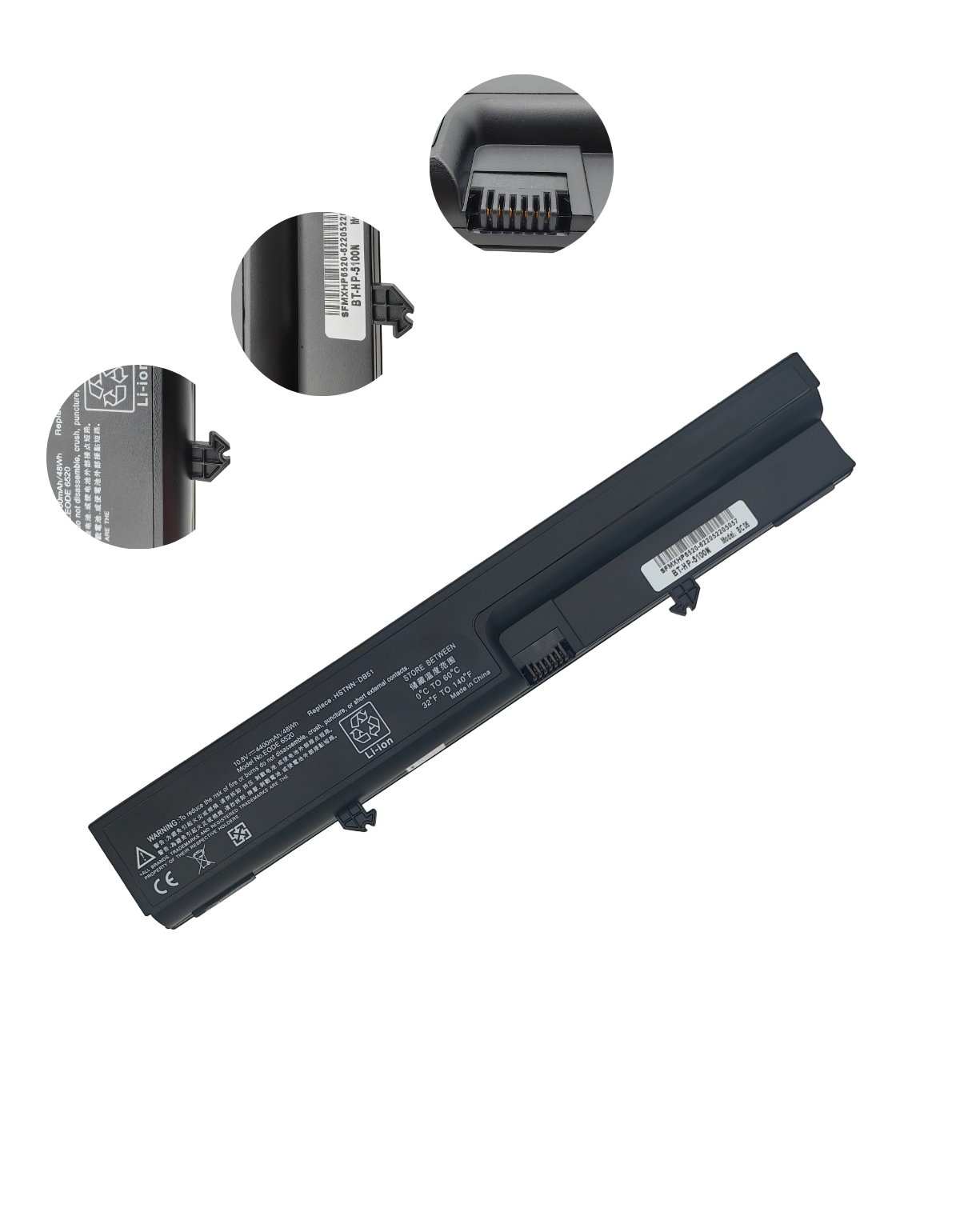 Batería hstnn-fb40 para Laptop HP® 510 530 2600mAh