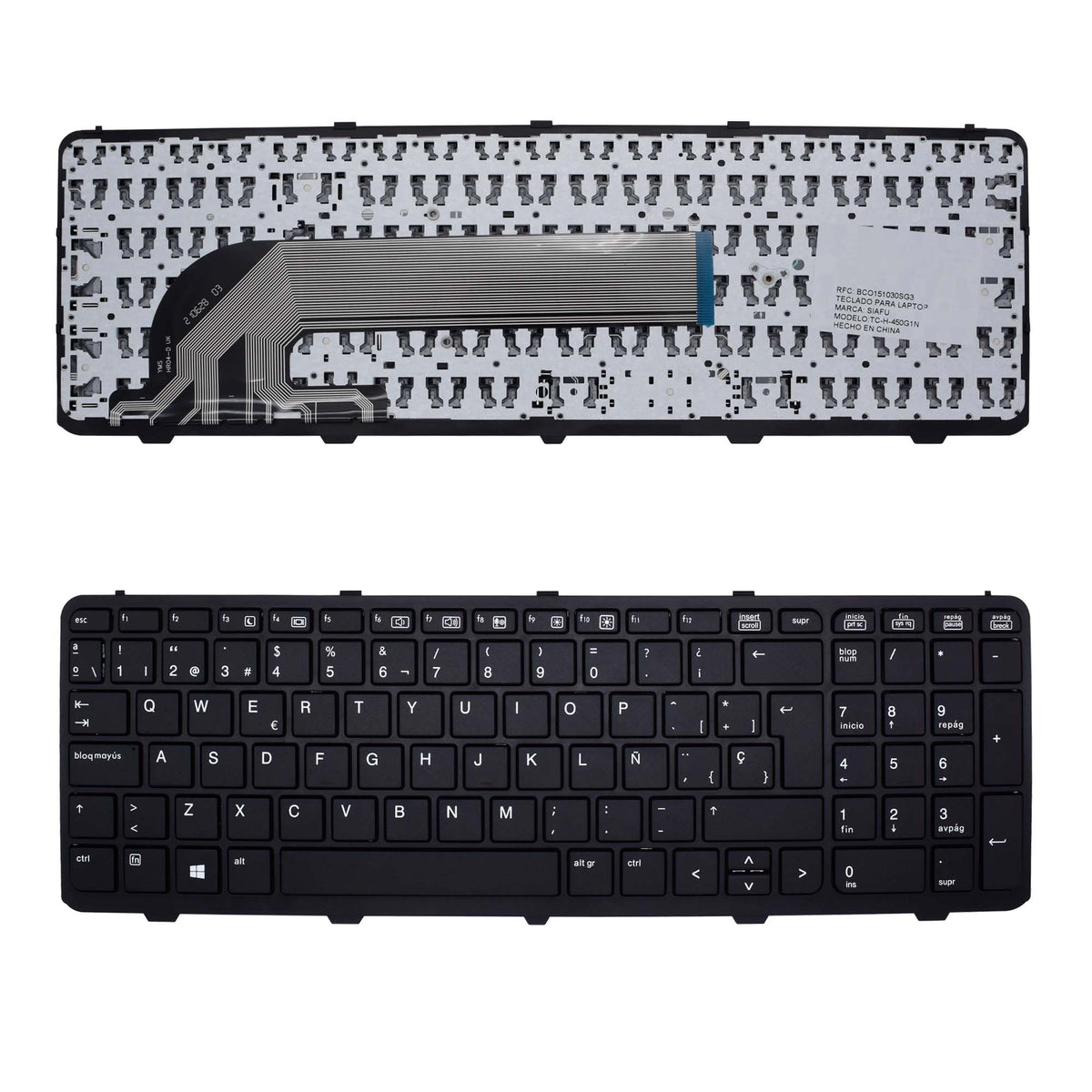 Teclado Para Laptop Hp® Probook 450 G0 G1 G2 Color Negro Y En Español Siafu Electronics 8101