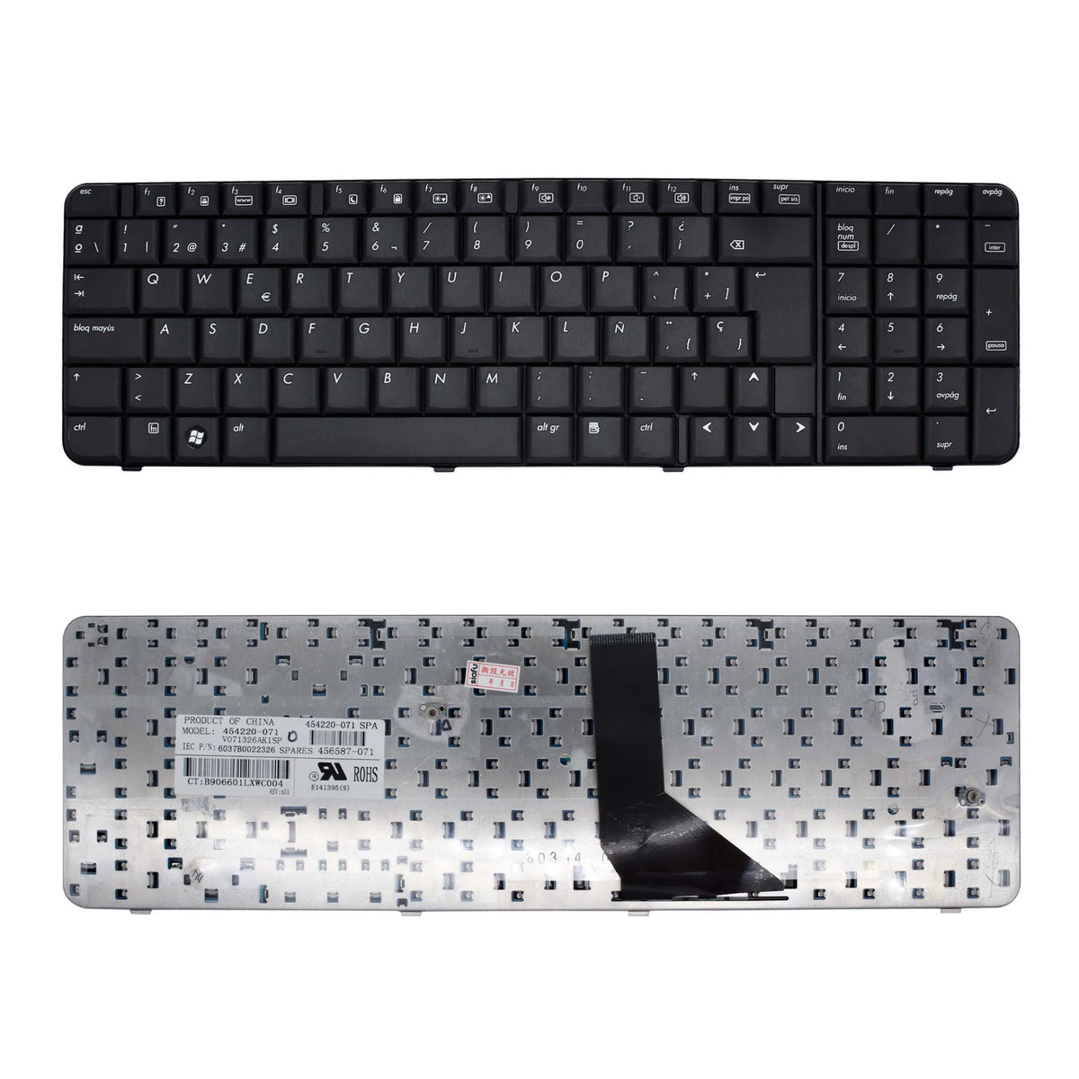 Teclado Para Laptop Hp® Compaq 6820s Pavilion G60 Presario Cq60 Color Siafu Electronics 1497