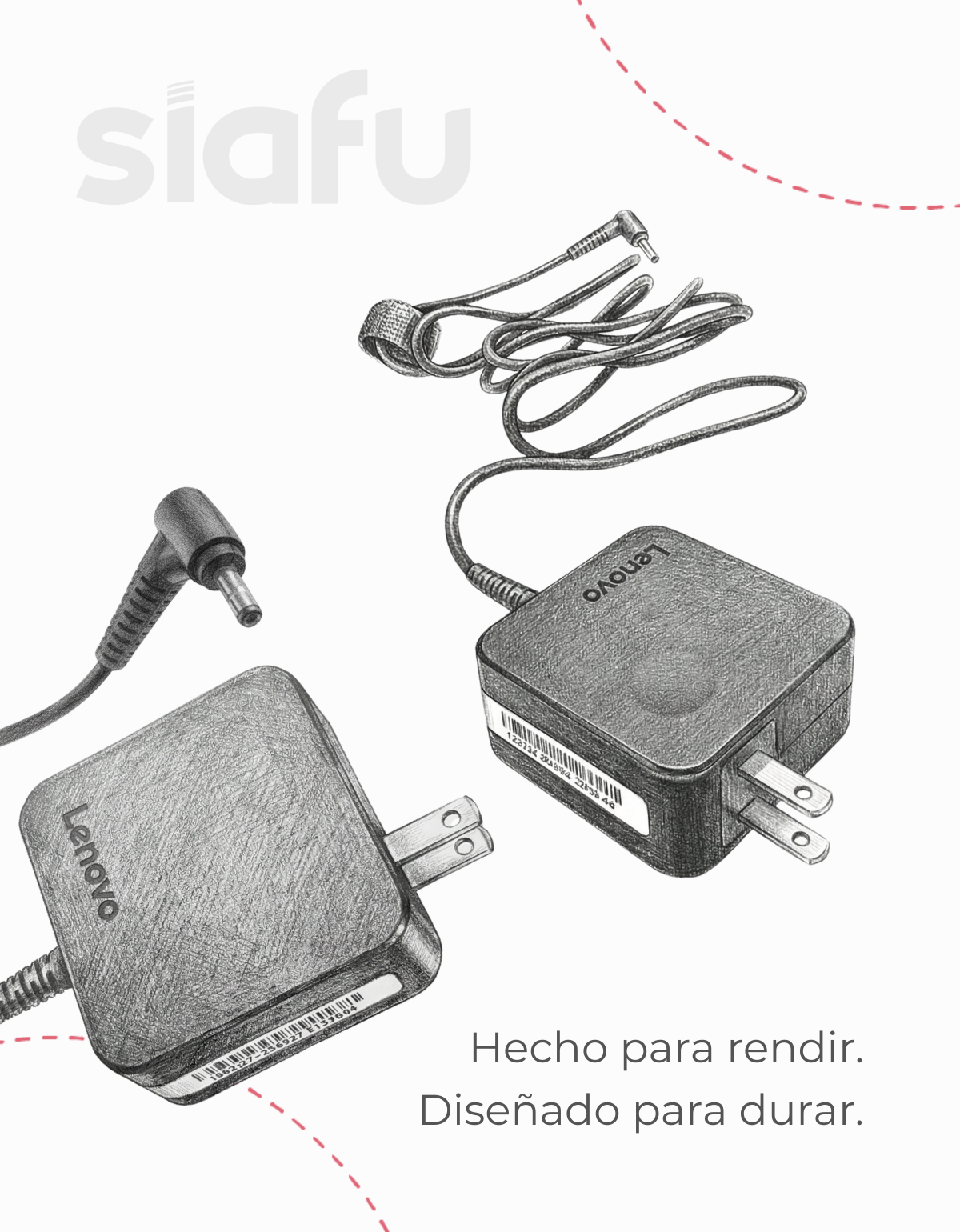 Cargador Adl45wcc para Laptop Lenovo® 20v 2.25a punta 4.0 x 1.7mm 45w