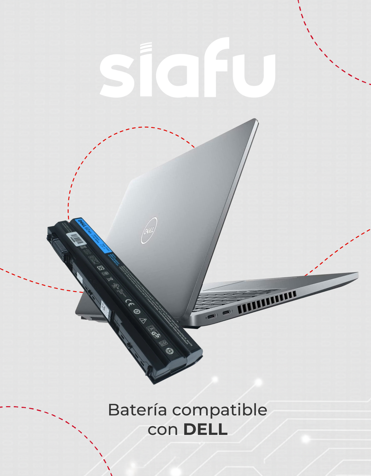 Batería para Laptop Dell® Latitude™ E5430 E6430 Atg E6440 Certificada con 4400 mAh