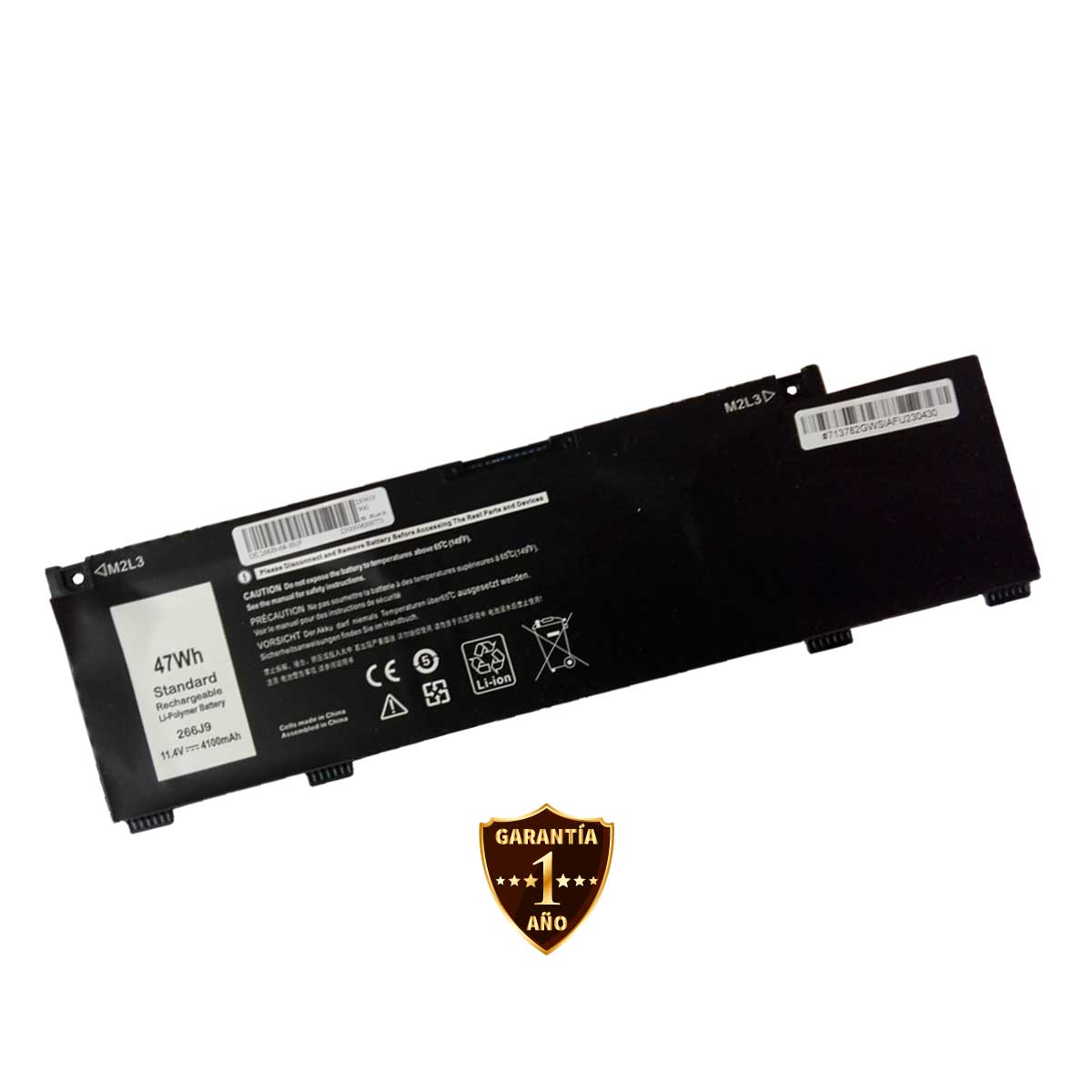 Batería 266J9 para laptops Dell G3 3590 G5 5500 Inspiron 5490 Series con 4100 mAh