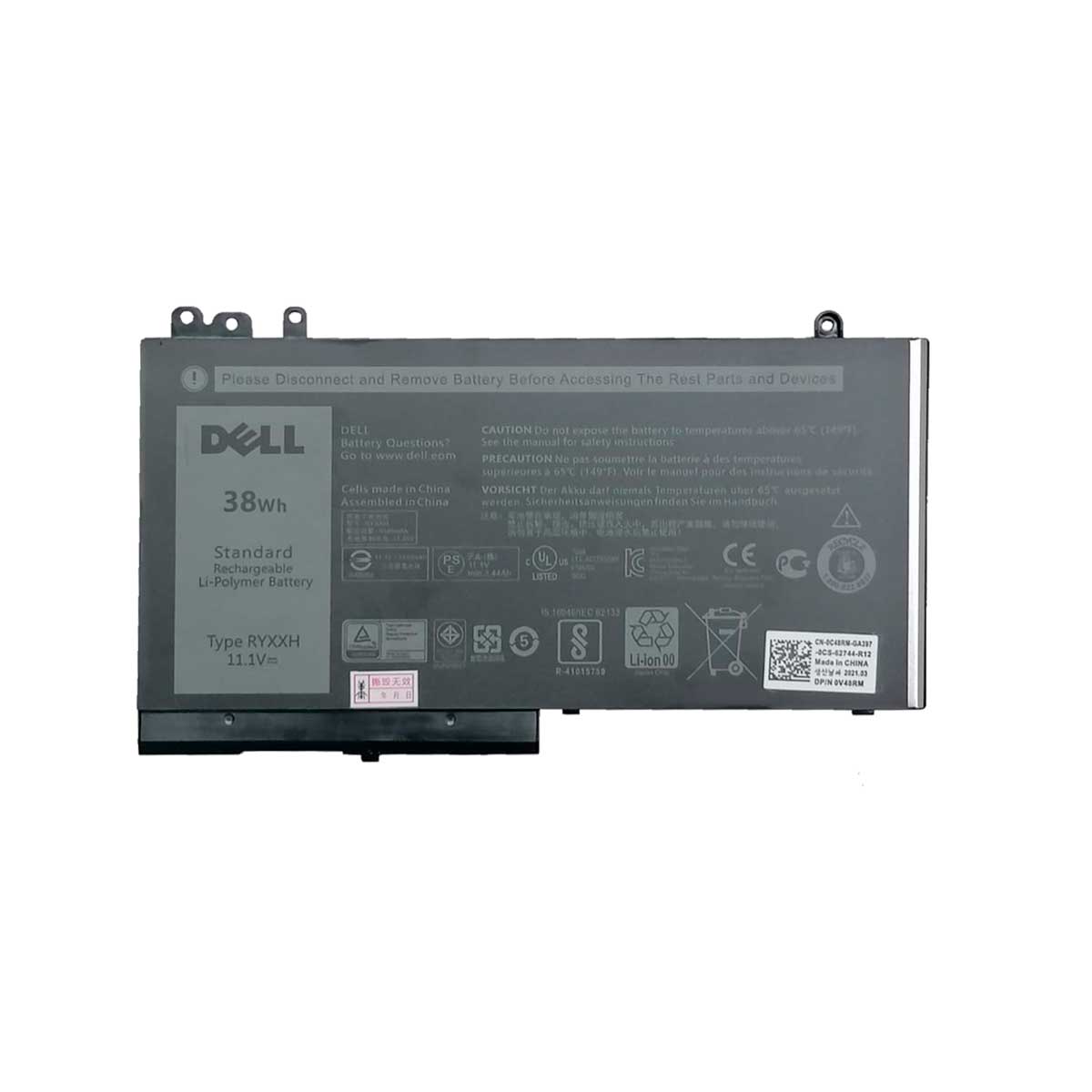 Batería para Laptop Dell® E5450 E5500 3150 3160 Ryxxh D8xc R5md0 0ryxxh con 3400mAh