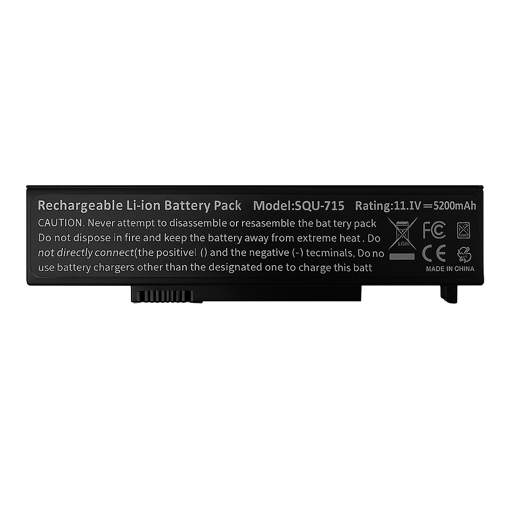 Batería SQU-715 para Laptop Gateway® con 5200mah