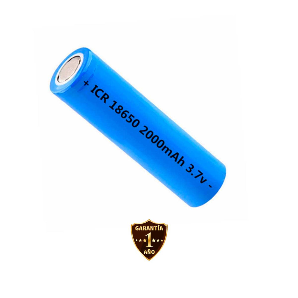 Batería de Litio Recargable 3.7V 2000mAh para Ventiladores, Linternas, Radios y Más