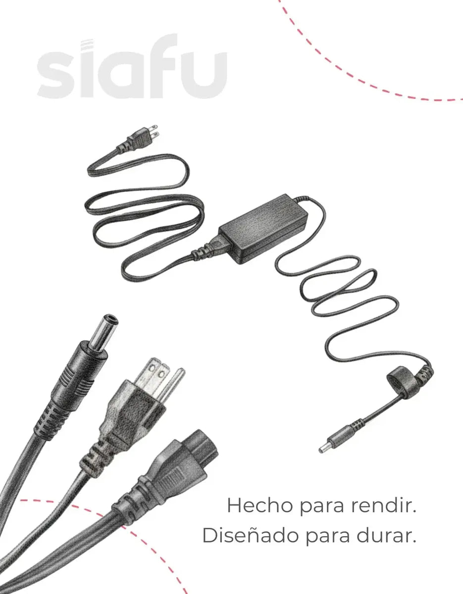 Cargador para Laptops Dell® de varios Modelos 19.5v 3.34 de 65W Punta 4.5 x 3.0 mm