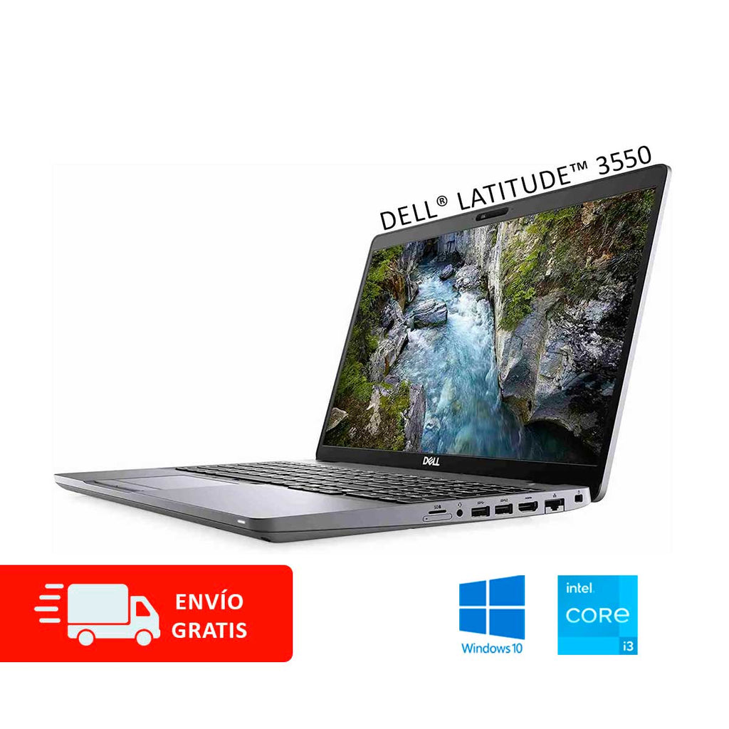 Laptop Dell® Latitude™ 3550 con Intel I3, RAM 8GB / 16GB, Almacenamiento de 240GB hasta 1TB y envío Gratis a todo México (Reacondicionada Categoría A)