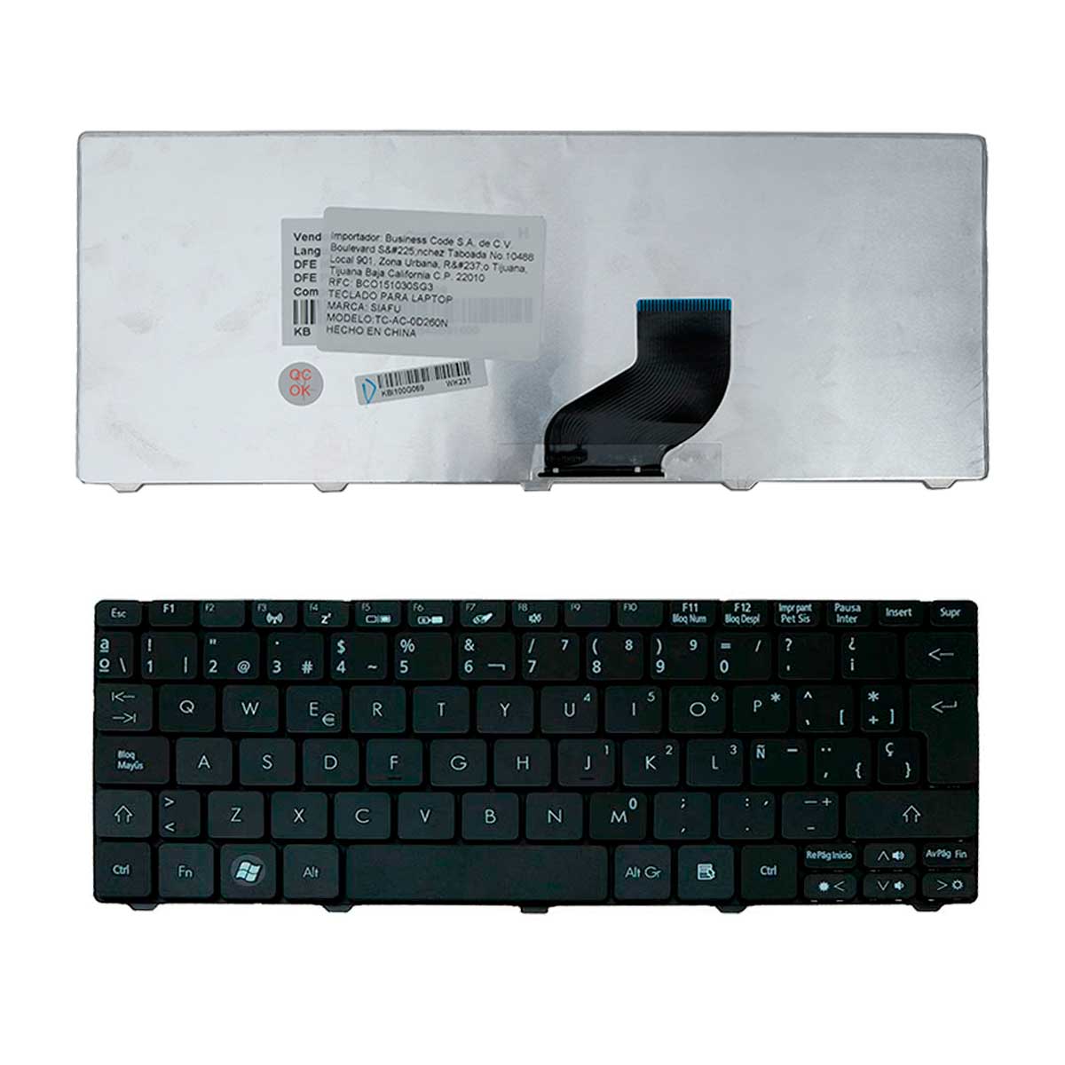 Teclaldo para Laptop Acer® D260 color Negro