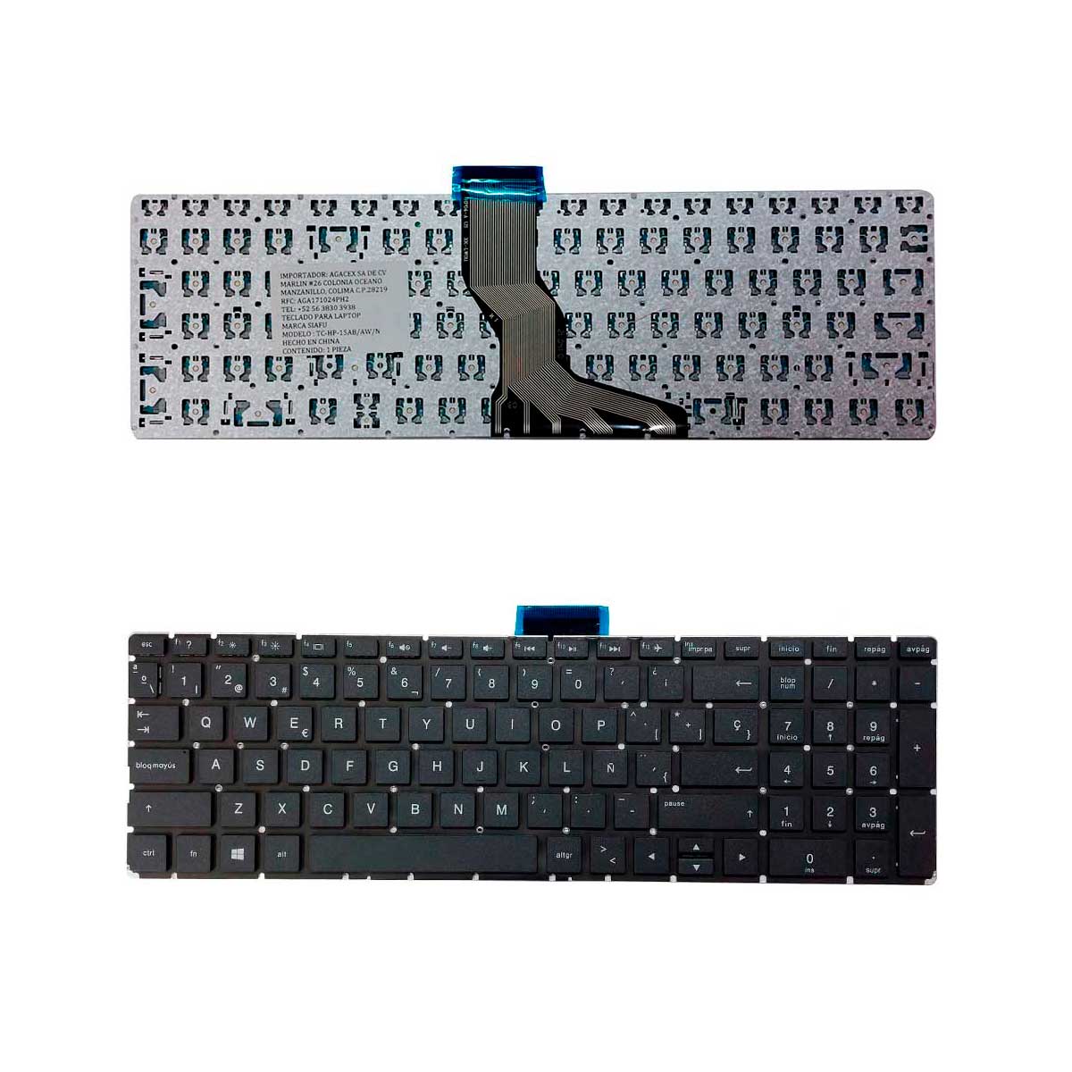 Teclado Para Laptop Hp® 15 Ab Ab000 Aw Aw000 Bs000 Bs Bc Bj Español