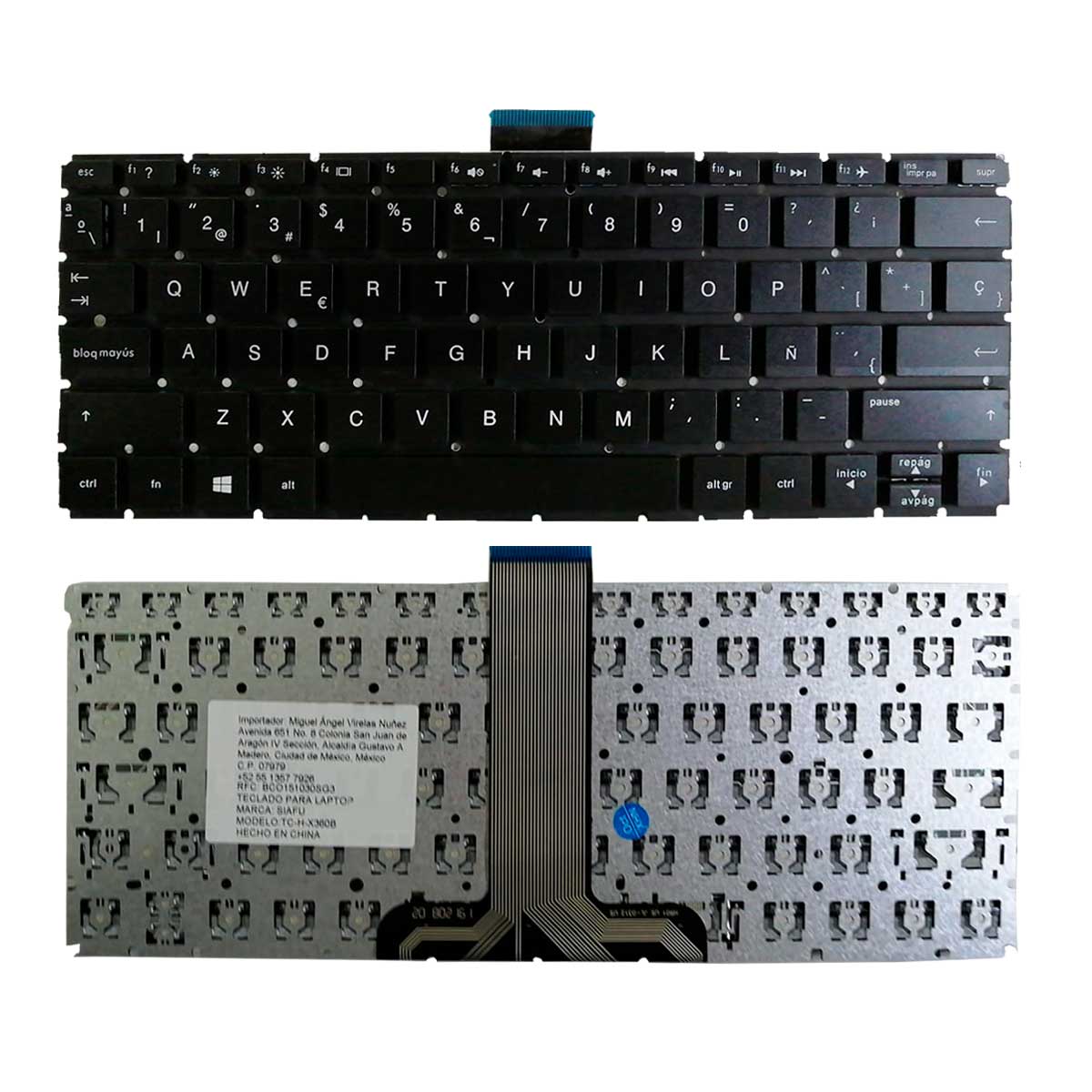 Teclado HP® X360 14-bs 14-ba 14t-ba 14m-ba 240 G6 14-bs012la Español