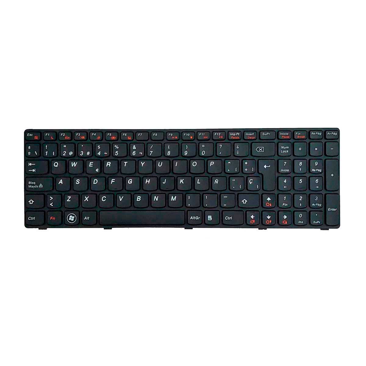 Teclado para Laptop Lenovo® B570 B570A B570G G570 G575 V570 Y570 Z570 Color Negro Español