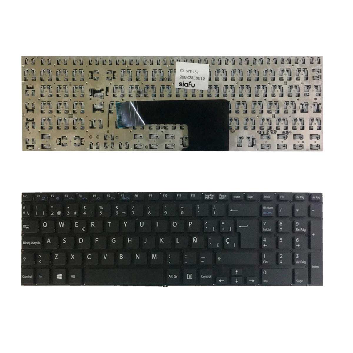 Teclado Para Laptop Sony® Svf15 Series Color Negro En Español Siafu