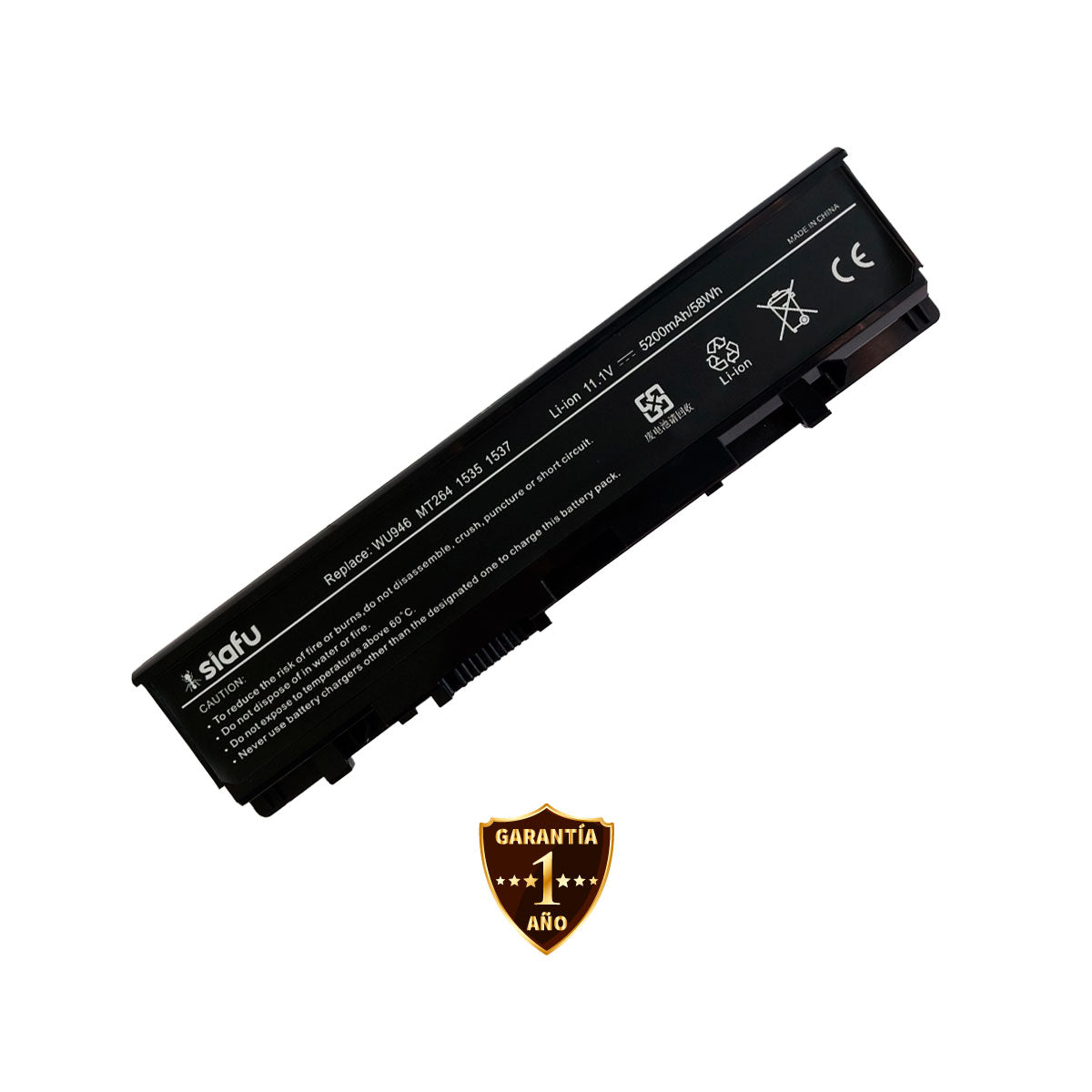 Batería MT264 para Laptop Dell® Studio d1535/1555 con 5200mah