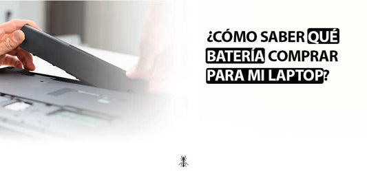 ¿Cómo saber qué batería comprar para mi laptop?