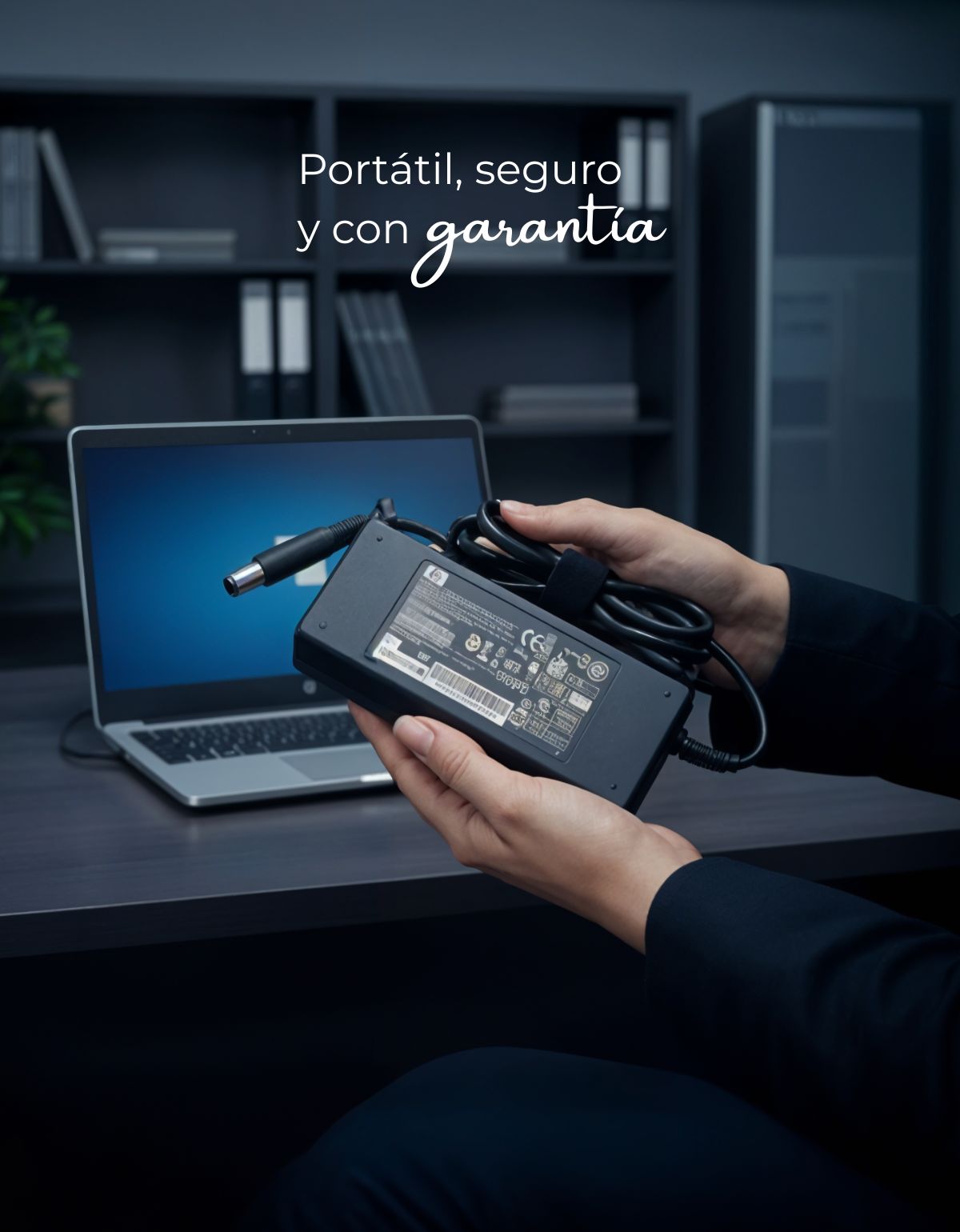 Cargador para Laptops HP de con 90W 19V 4.7A punta Centrino 7.4 x 5.0