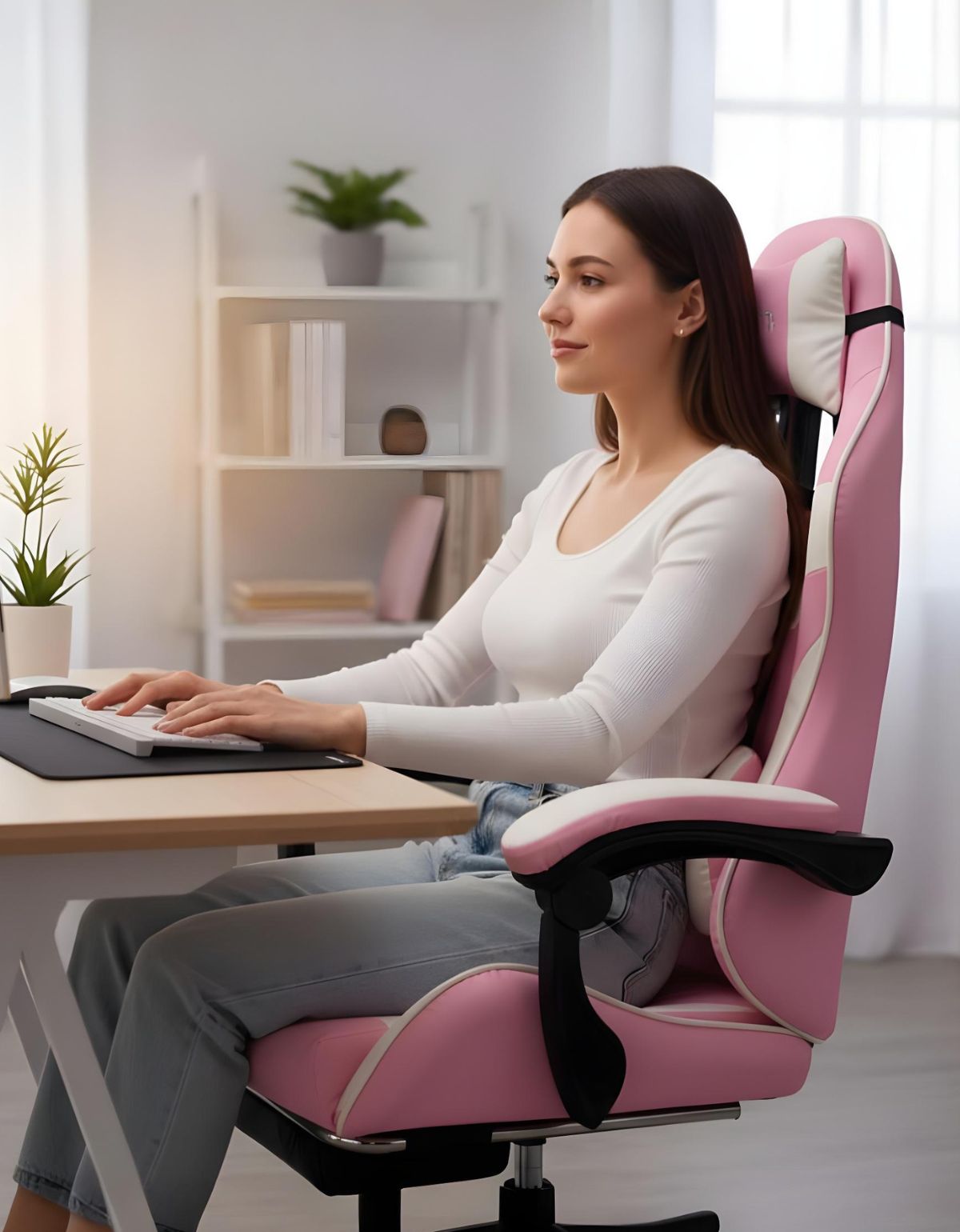 Silla Gamer Xmax Rest cómoda con Respaldo Ergonómico, reclinable y apoyapiés, ideal para Jugadores Profesionales | Marca Nian