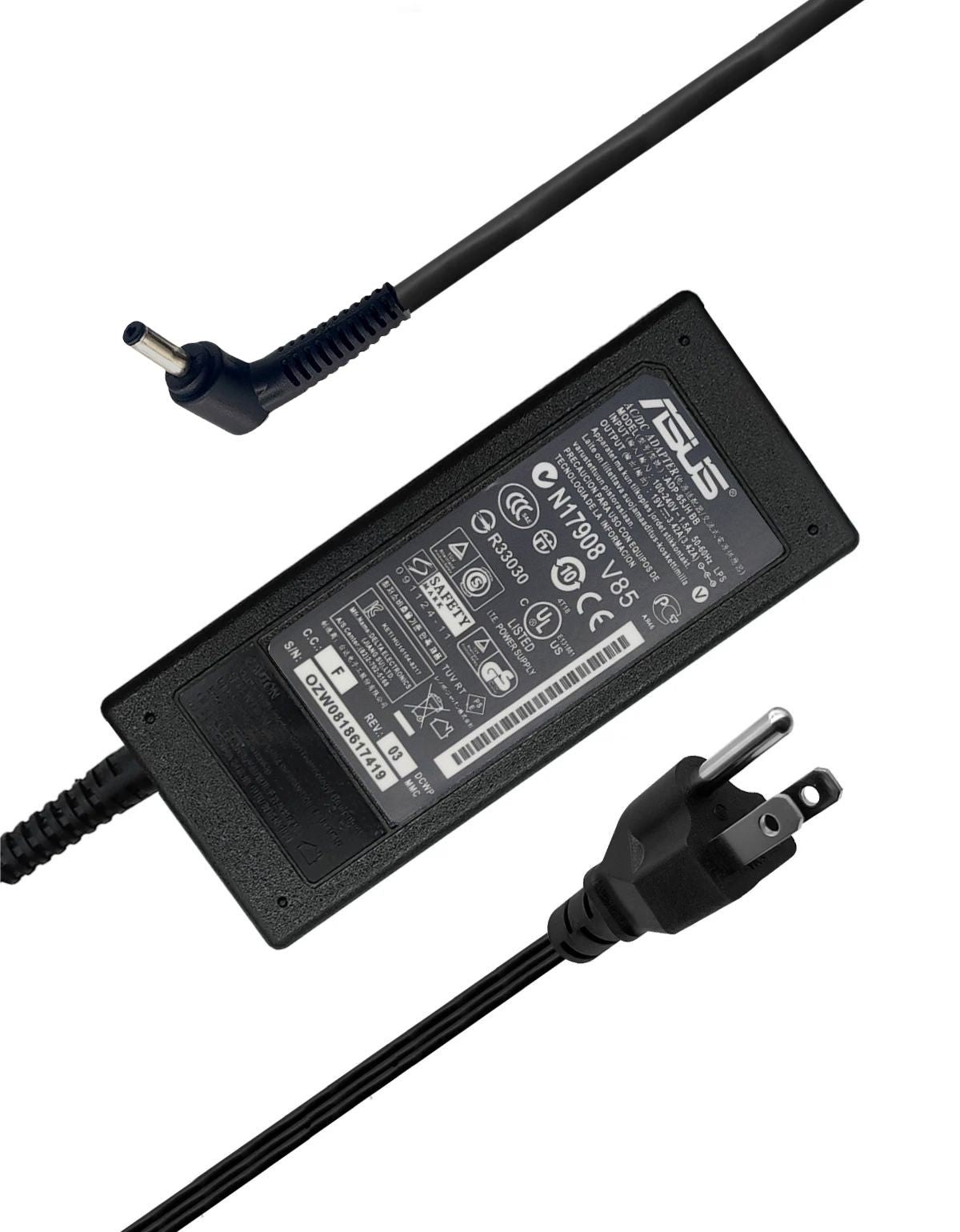 Cargador para Laptop Asus® Vivobook™ X556u X556ur Exa1206ch 19V 3.42A con 65W Punta 4.0 x 1.35 mm