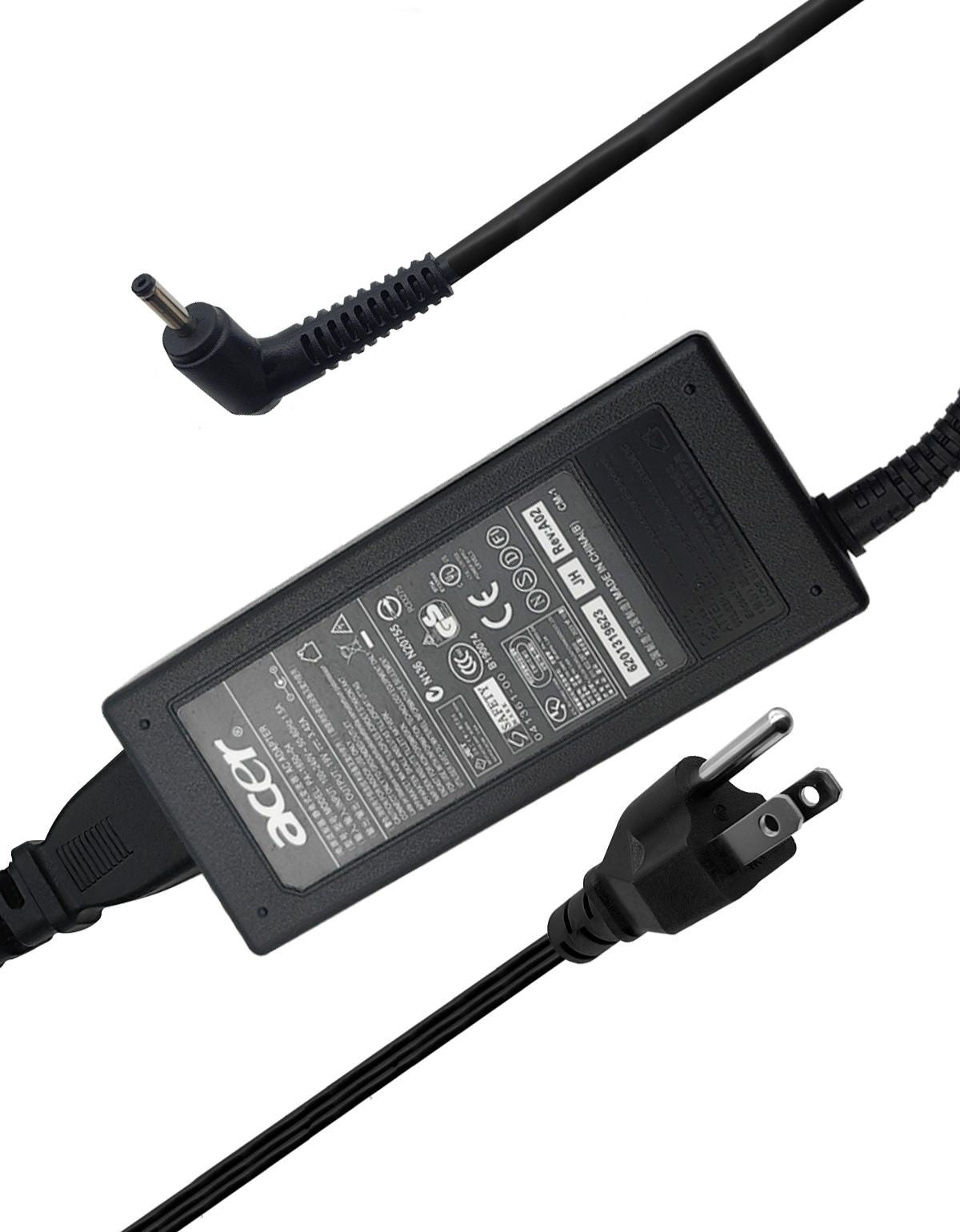 Cargador para Laptop Acer® Chromebook™ 19v 3.42a punta delgada 3.0 x 1.1 mm