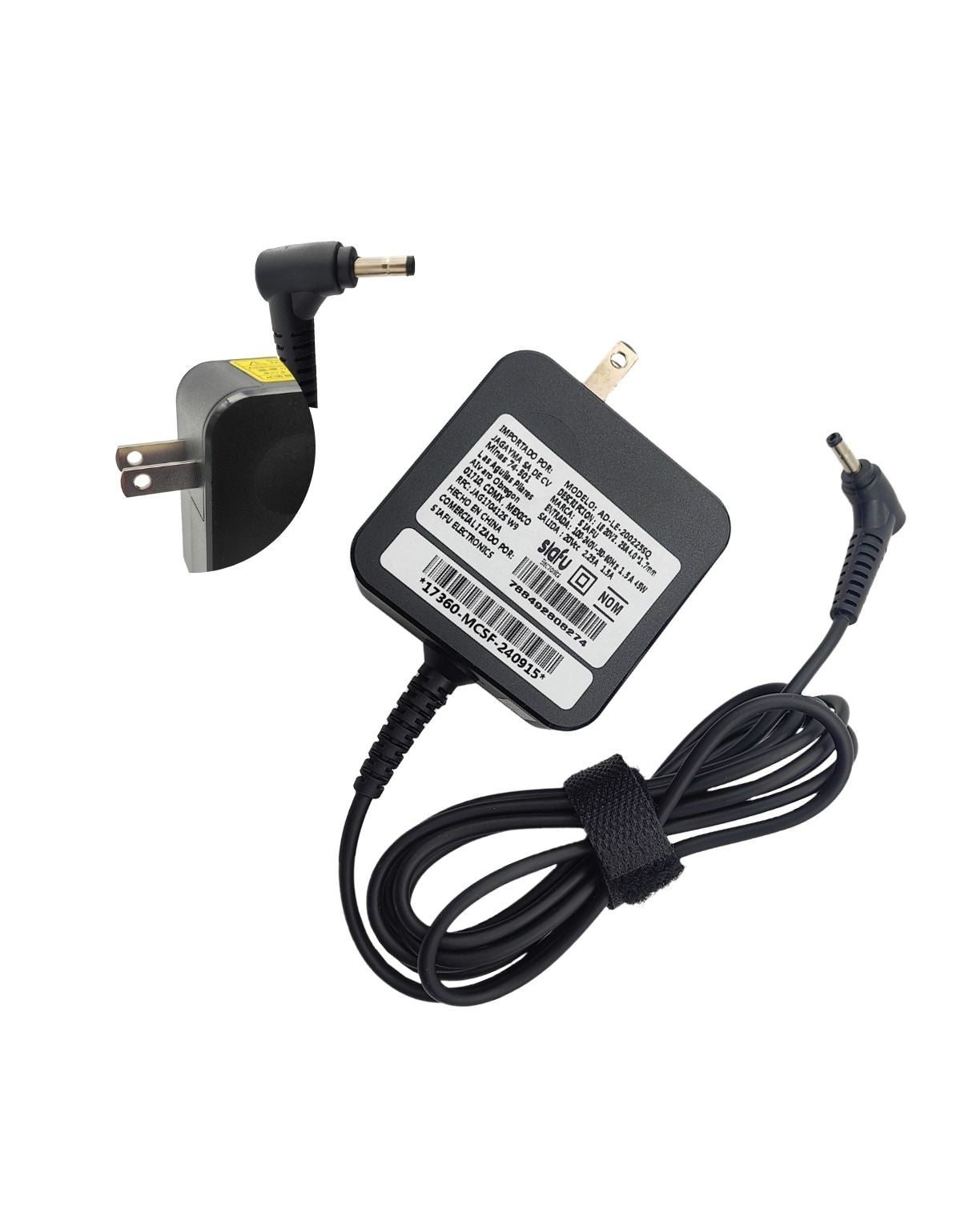 Cargador Adl45wcc para Laptop Lenovo® 20v 1.5A 2.25a punta 4.0 x 1.7mm 45w