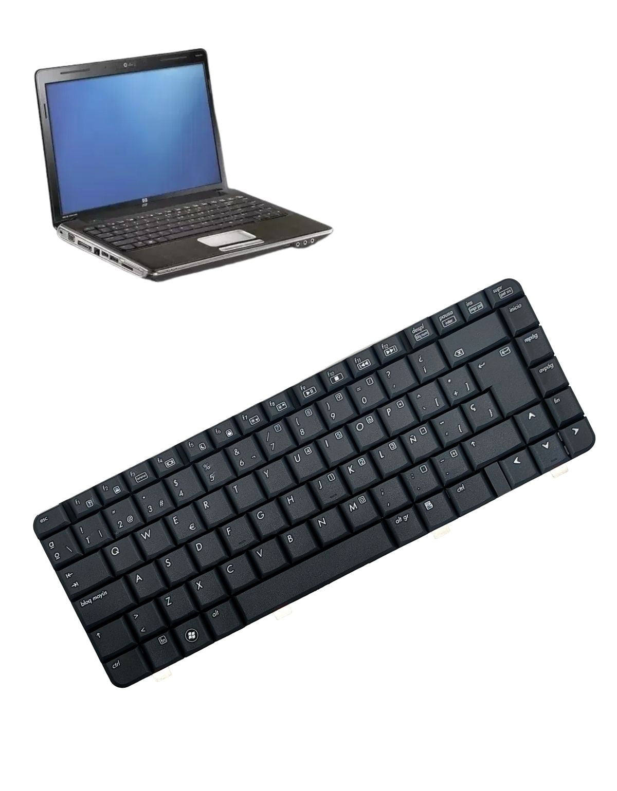 Teclado HP® Dv4 1000 1200 1300 1400 1500 1600 2000 Español La