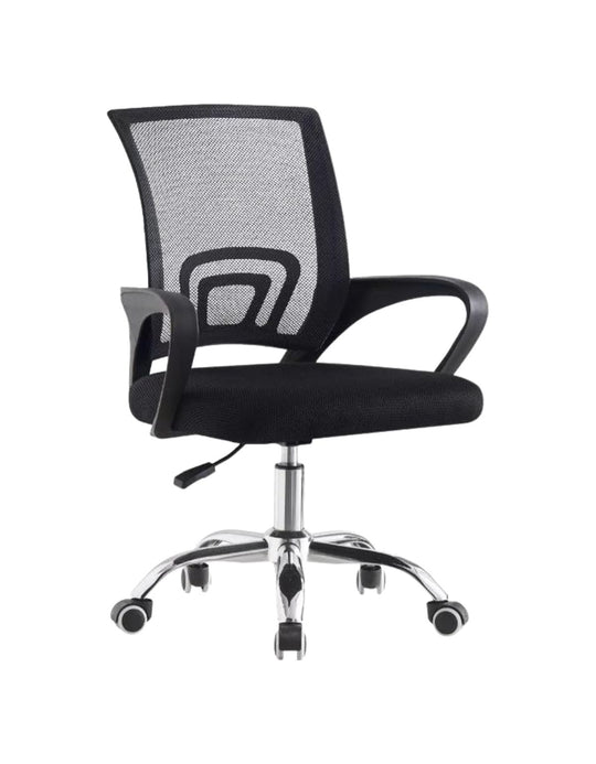 Silla de Oficina Excelente para Home Office con Altura ajustable y Respaldo con Soporte Lumbar