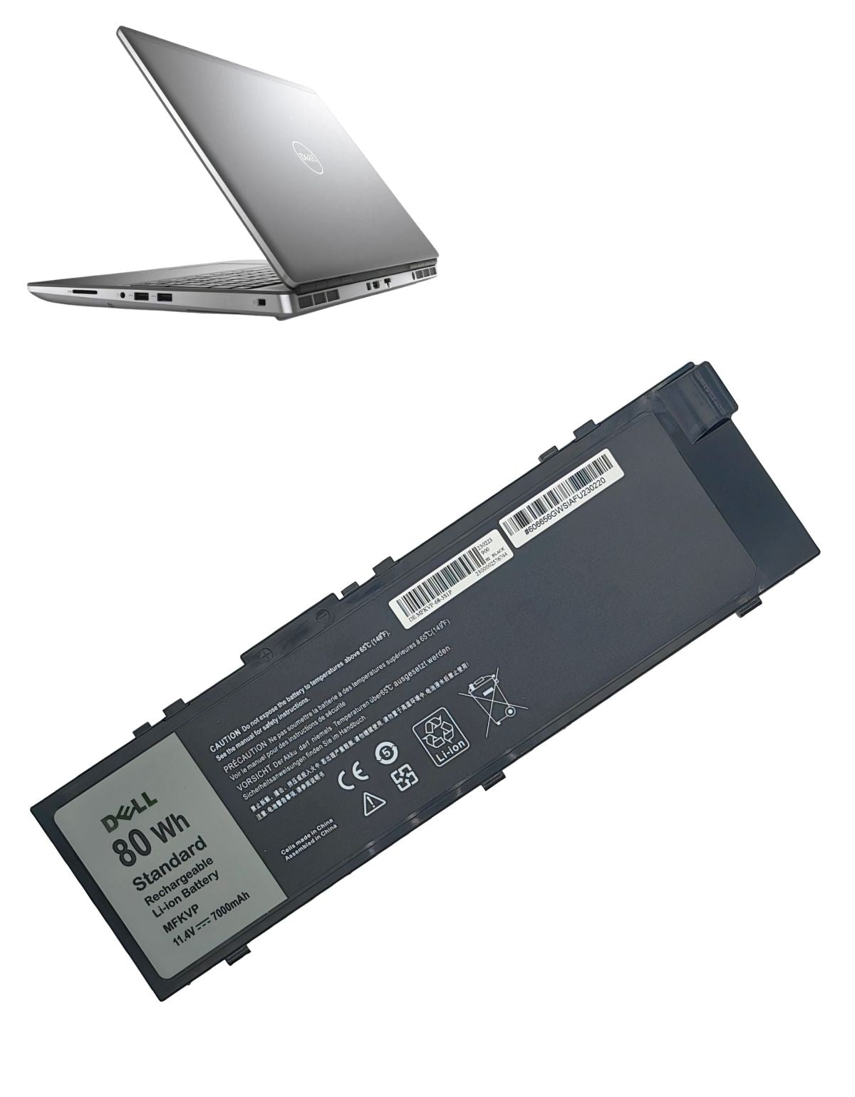 Batería para Laptop Dell® Precision Mfkvp 7510 7520 M7510 7720 con 8000 mAh