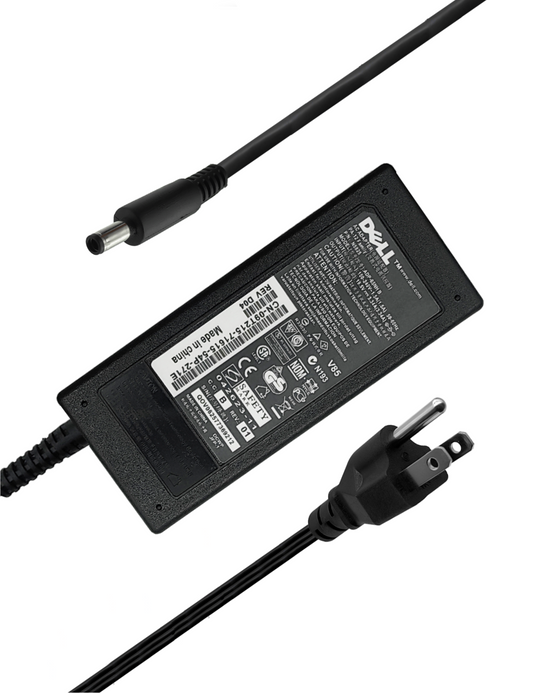 Cargador para Laptops Dell® Latitude / Inspiron / Vostro / Chromebook 65W 19.5V 3.34A, Punta 7.4 x 4.0 mm Pin Central