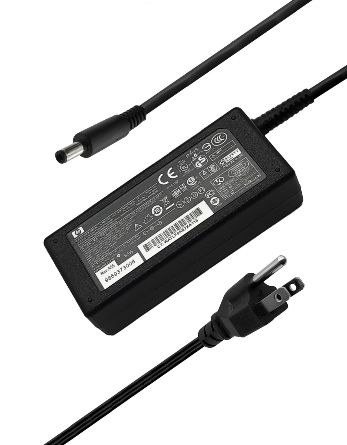 Cargador para Laptops HP® Pavilion Dv4 y Dv5™ 65W 18.5V 3.5A con punta de 7.4 mm x 5.0 mm