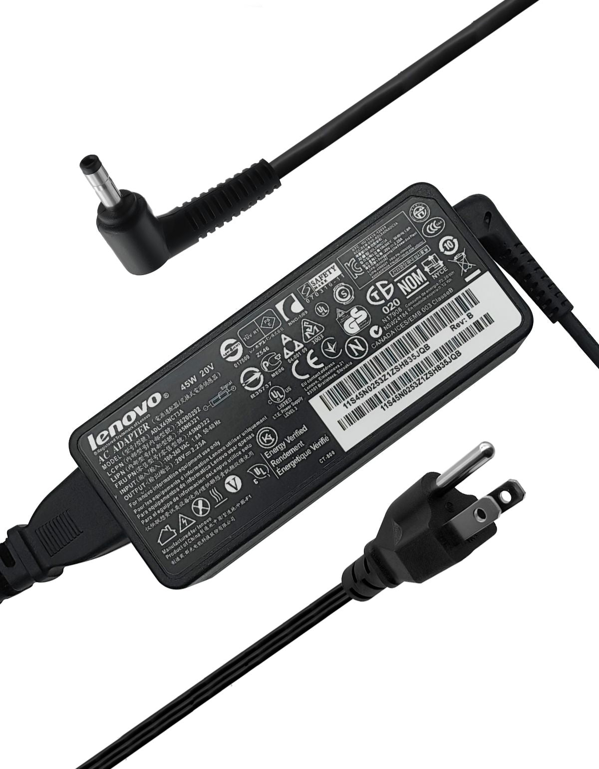 Cargador AP04214-UV para Laptops Lenovo Ideapad Yoga y más, 45W 20V 2.5A Punta 4.0 x 1.7 mm