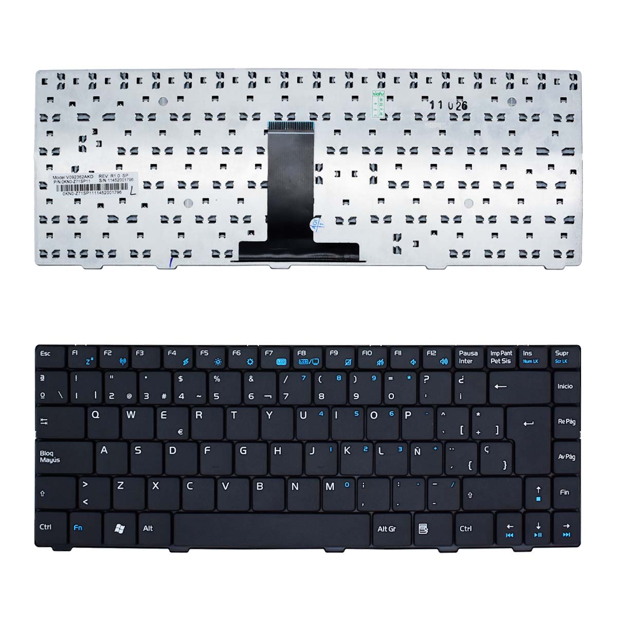 Teclado Asus® F80 F80s F80cr F80q F81 F81s V020462cs1 Esp La
