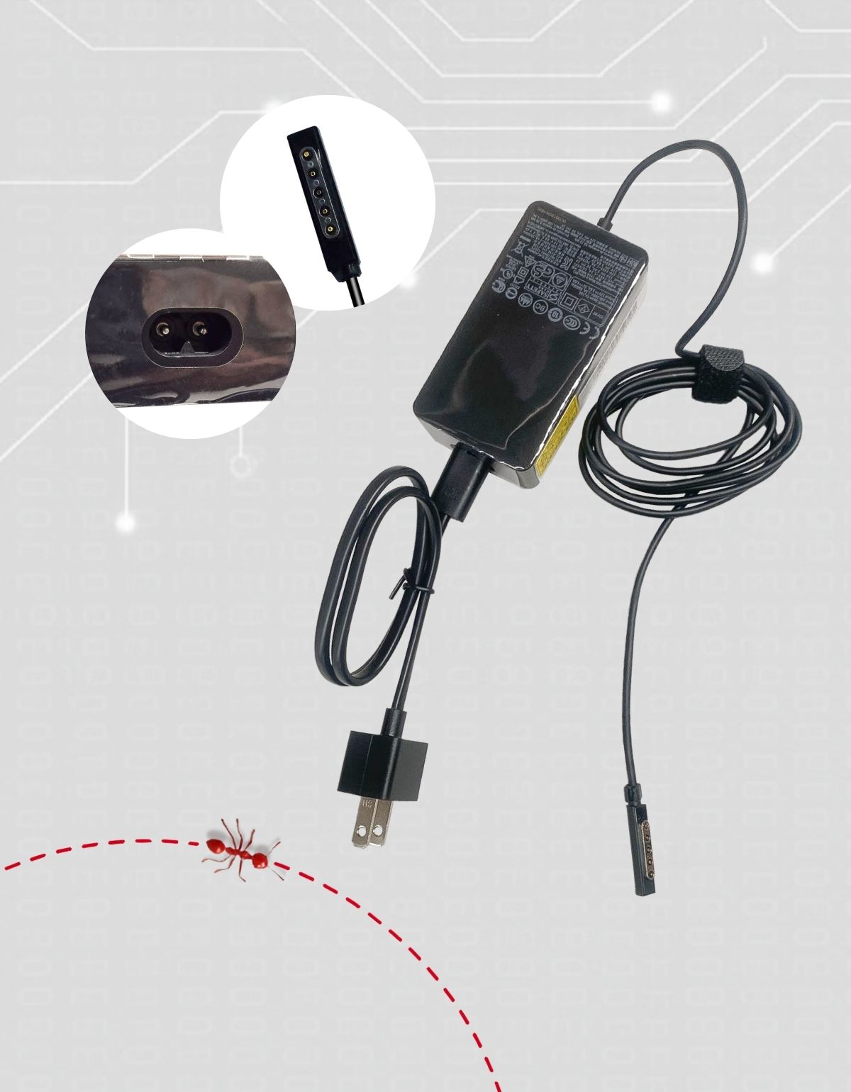 Cargador para Laptop Microsoft Surface ProBook™ 1 Y 2 1536 12v 3.6a con 43W