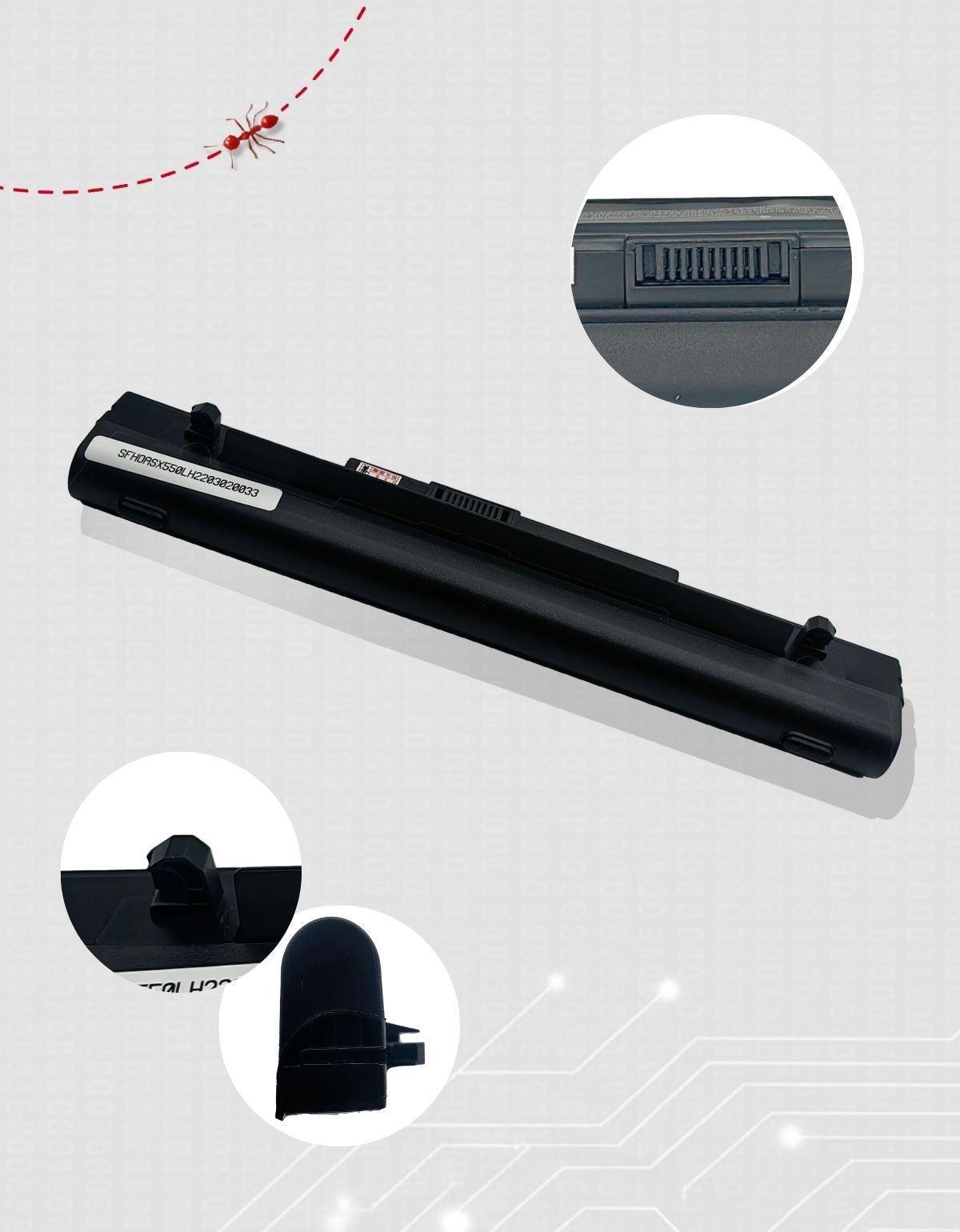 Batería para Laptop Asus® a41-x550a 4400mah