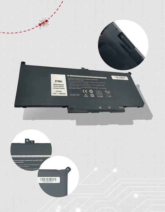 Batería F3YGT para Laptops Dell® E7280 E7290 7380 60Mh DM3 con 5800mAh
