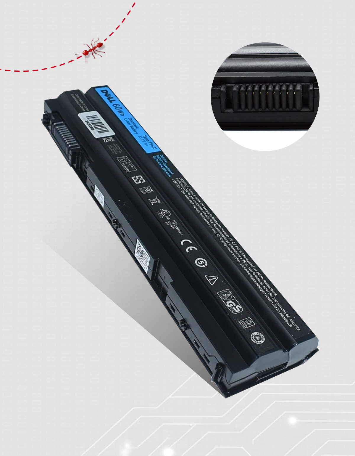 Batería para Laptop Dell® Latitude™ E5430 E6430 Atg E6440 Certificada con 4400 mAh