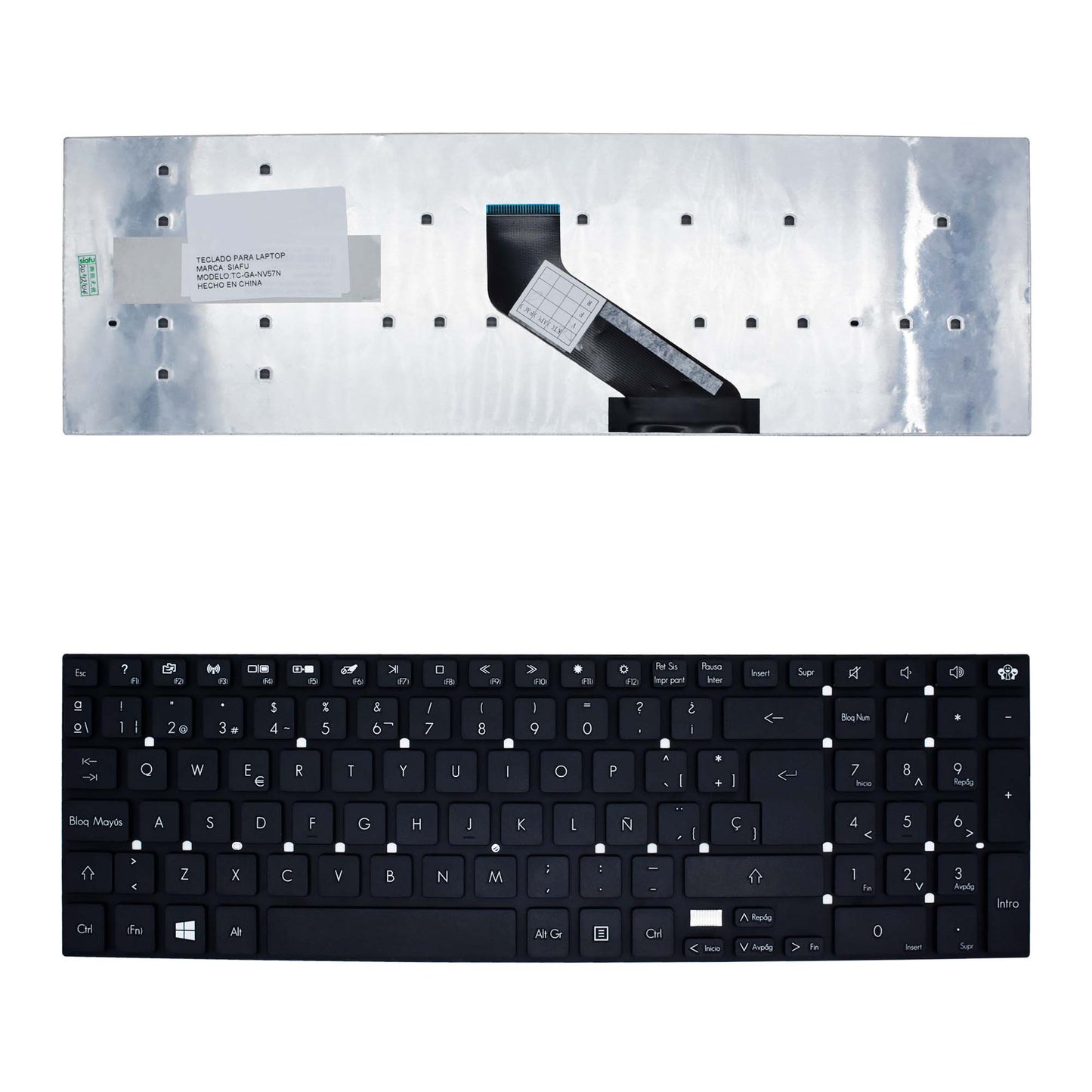 Teclado Gateway® Acer® eMachine® Nv57 Nv52l Nv55s Nv56r Nv57h Nv75s Nv76r Sp