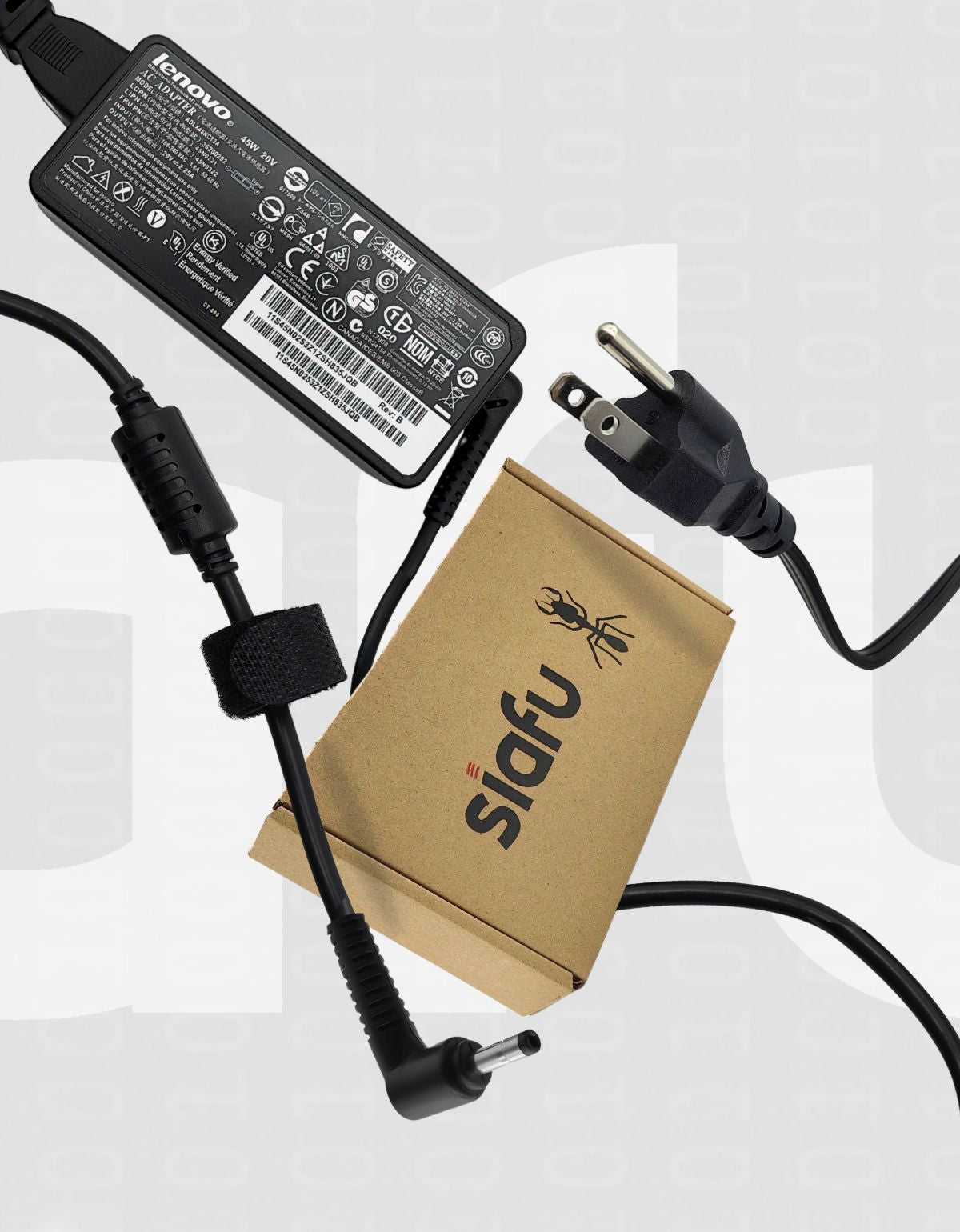 Cargador AP04214-UV para Laptops Lenovo Ideapad Yoga y más, 45W 20V 2.5A Punta 4.0 x 1.7 mm