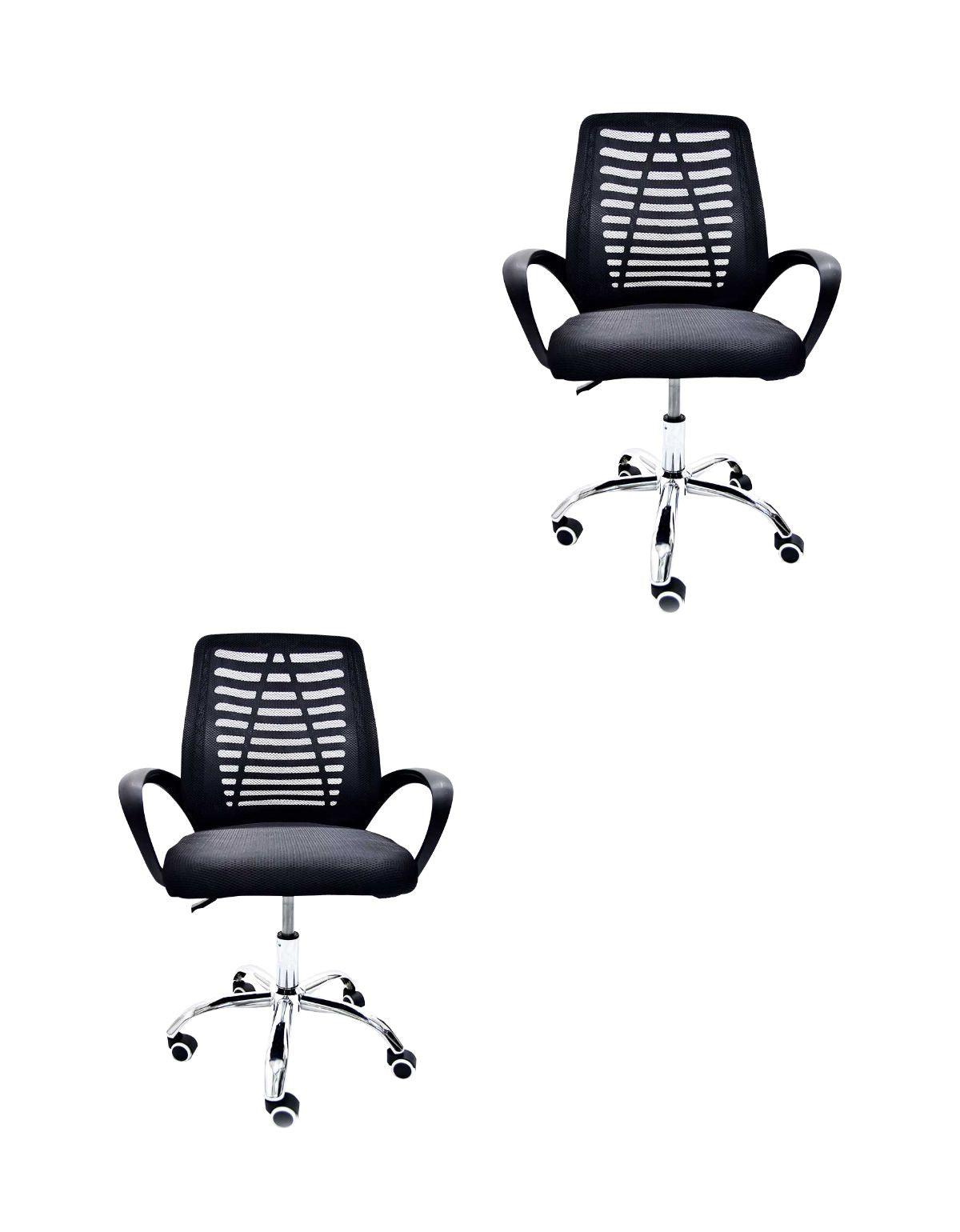 Silla de Oficina Excelente para Home Office con Altura, Respaldo con Soporte Lumbar