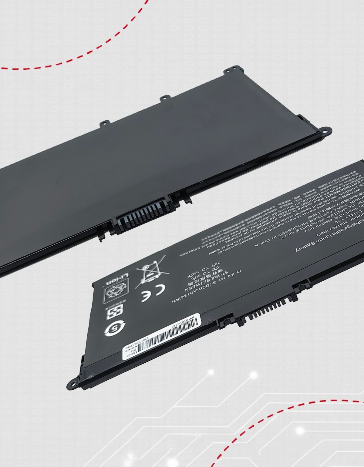 Batería HT03XL para Laptops HP® Pavilion 14-ce 14-cf 17 L11119 con 3000 mAh