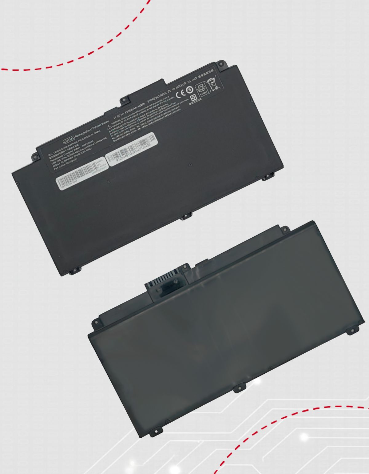 Batería para Laptop HP® Probook™ 645 650 G4 G5 G7 Cd03 con 4200 mAh