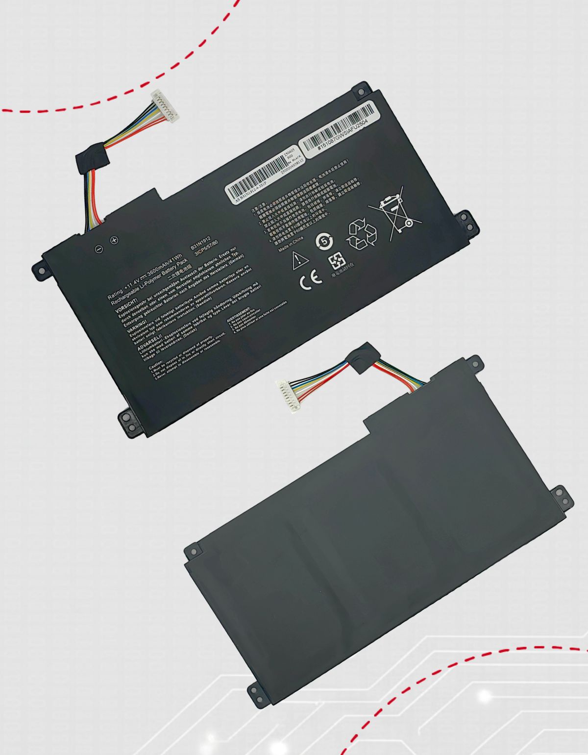 Batería b31n1912 para Laptops Asus® Vivobook™ con 3600 mAh y 1 Año de garantía directa