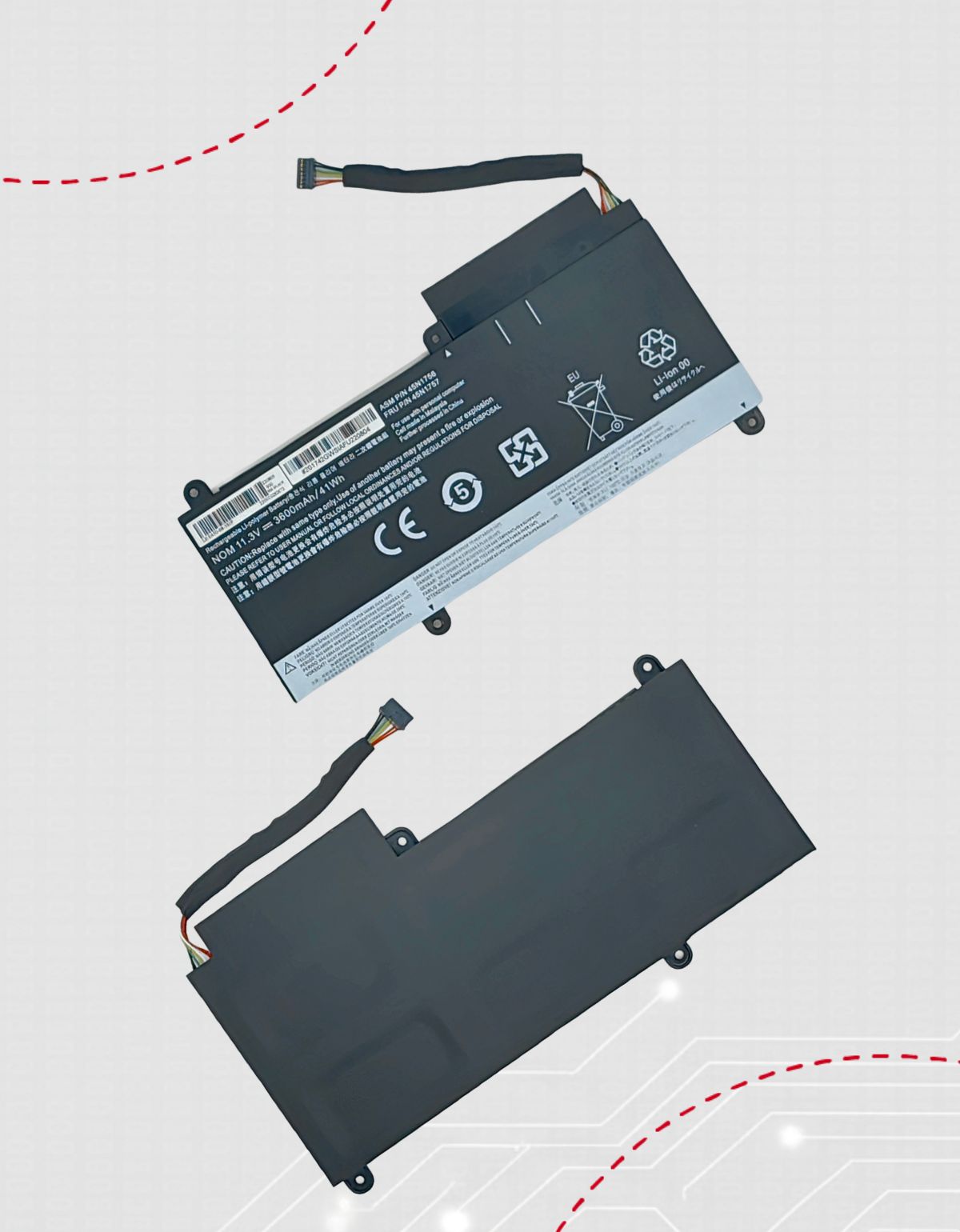 Batería 45N1756 para Laptops Lenovo® Thinkpad con 3600mAh