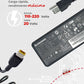 Cargador para Laptop Lenovo® con 20V y 3.25A USB con 65w