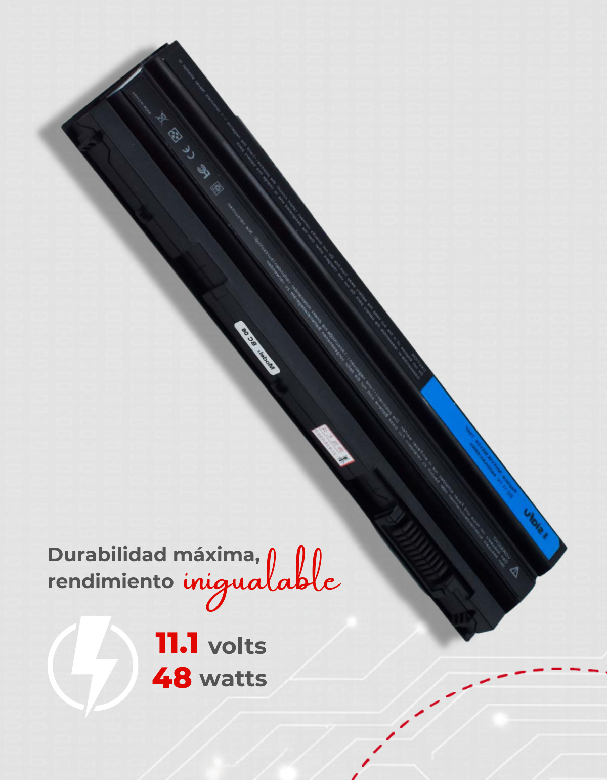 Batería para Laptop Dell® Latitude™ E5430 E6430 Atg E6440 Certificada con 4400 mAh