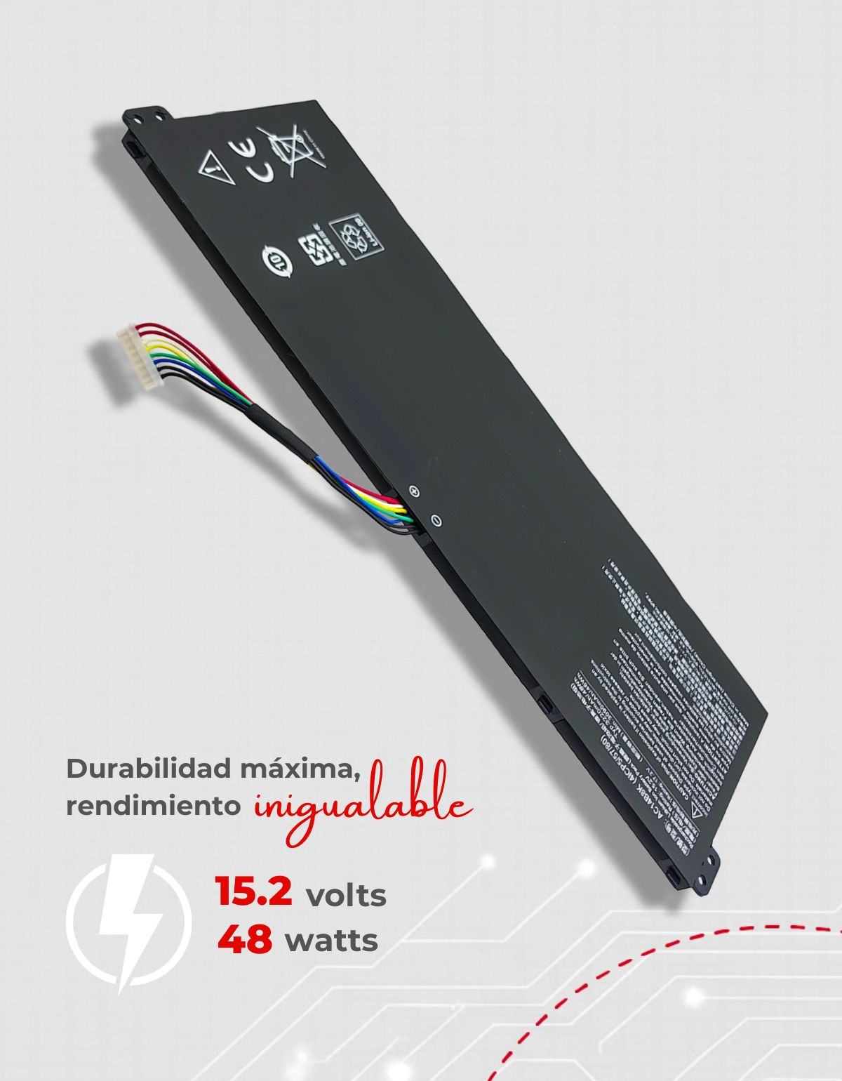 Batería para Laptop Acer® V13 V11 V3 Chromebook Cb3 Cb5 Ac14b8k Ac14b3k