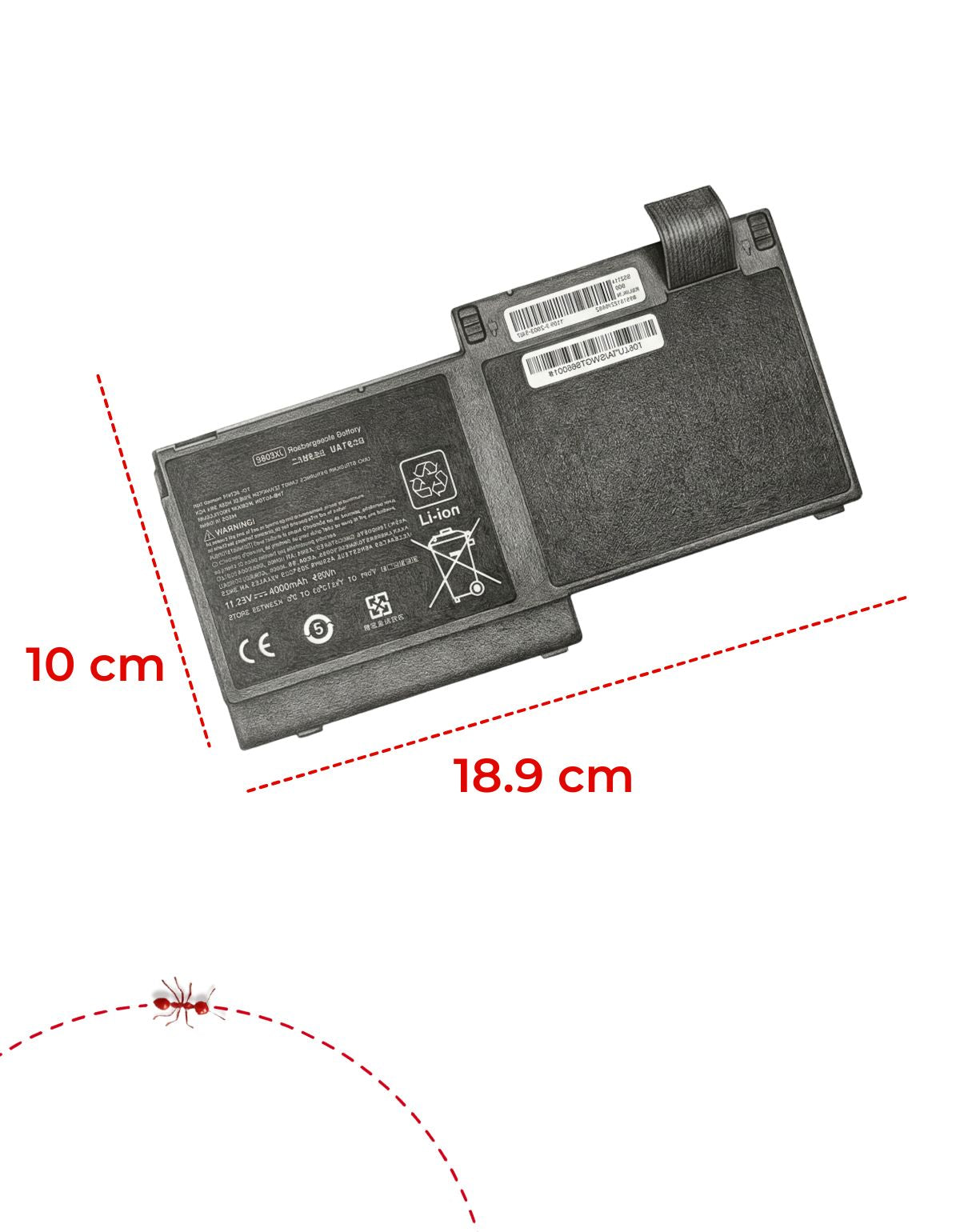Batería Hstnn-lb4 para Laptops HP® 720 725 820 G1 G2 755 G3 Sb03xl 717378 con 5000mAh