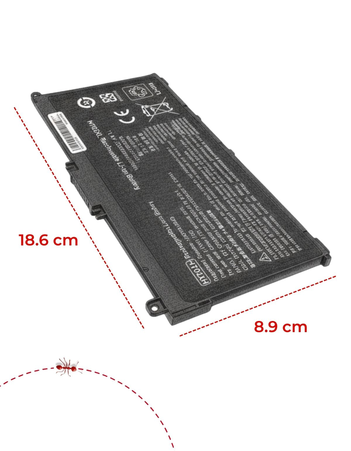 Batería HT03XL para Laptops HP® Pavilion 14-ce 14-cf 17 L11119 con 3000 mAh