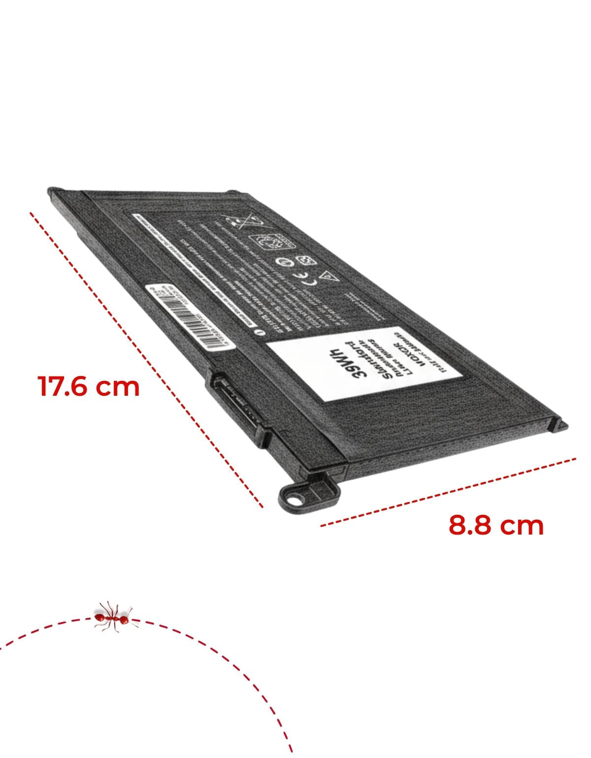 Batería Wdx0r para Laptop Dell® Inspiron 15 5567 5568 39wh