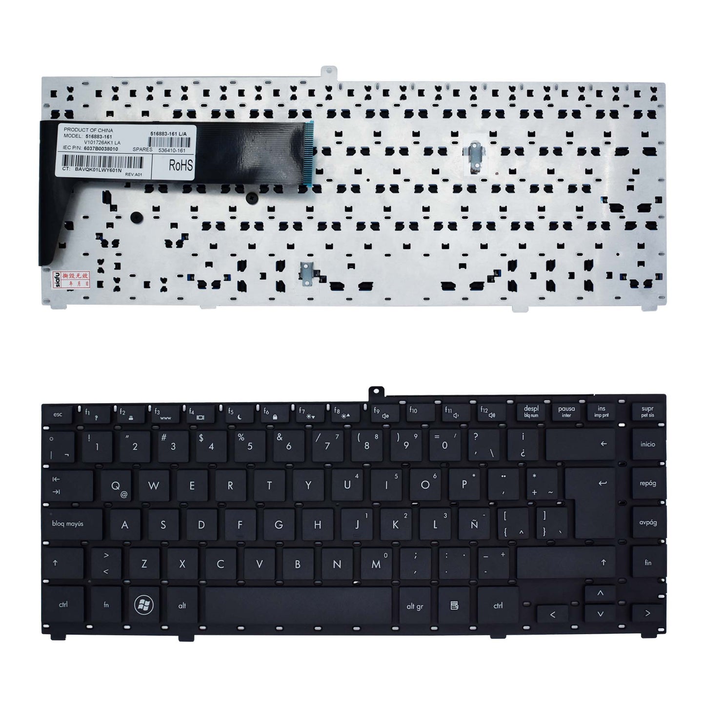 Teclado para Laptop HP® Probook 4410 4410s 4411s 4413s 4415s 4416s color Negro y en Español